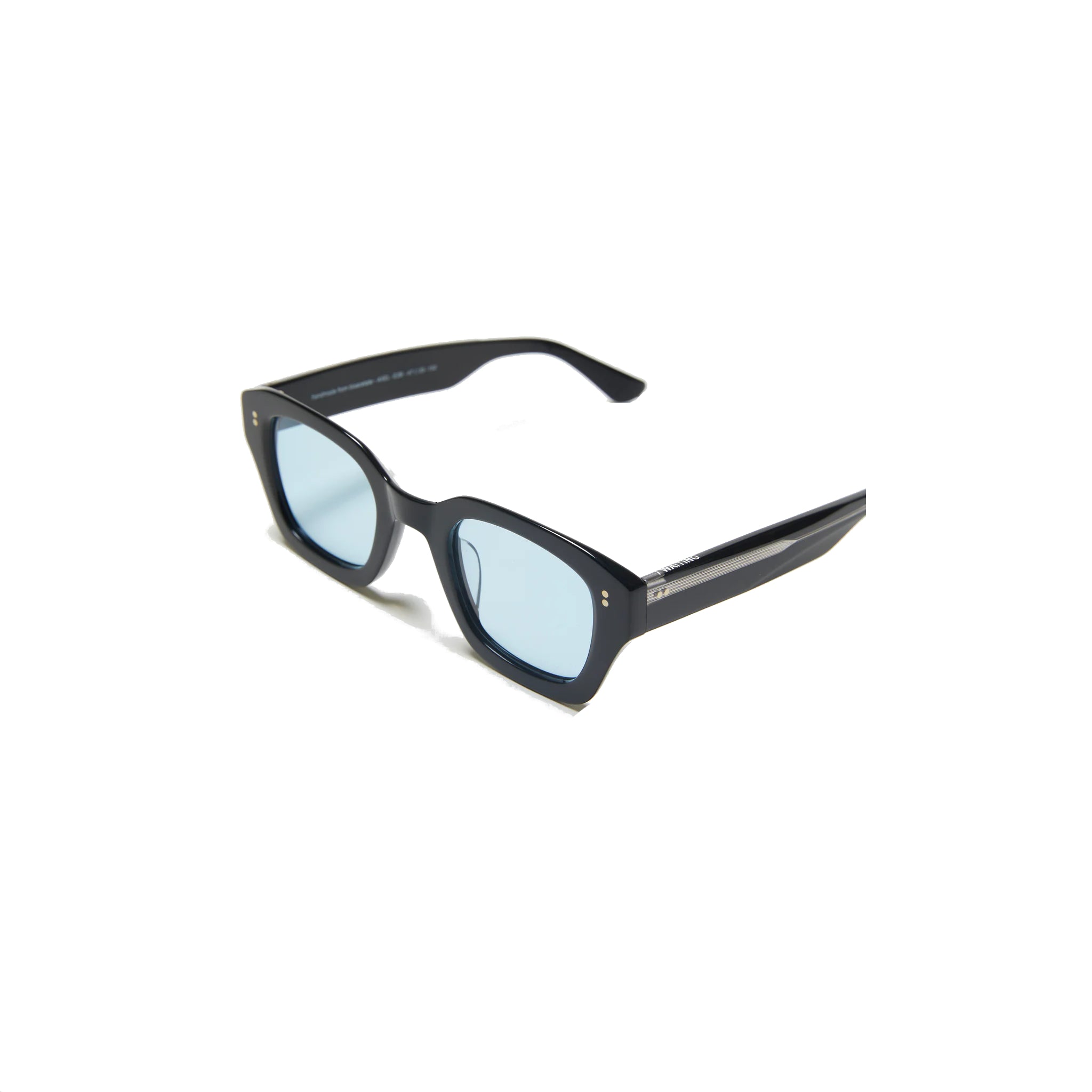 Axel E2B Sunglasses - Black / Blue Lens-Waiting For The Sun-W2 Store