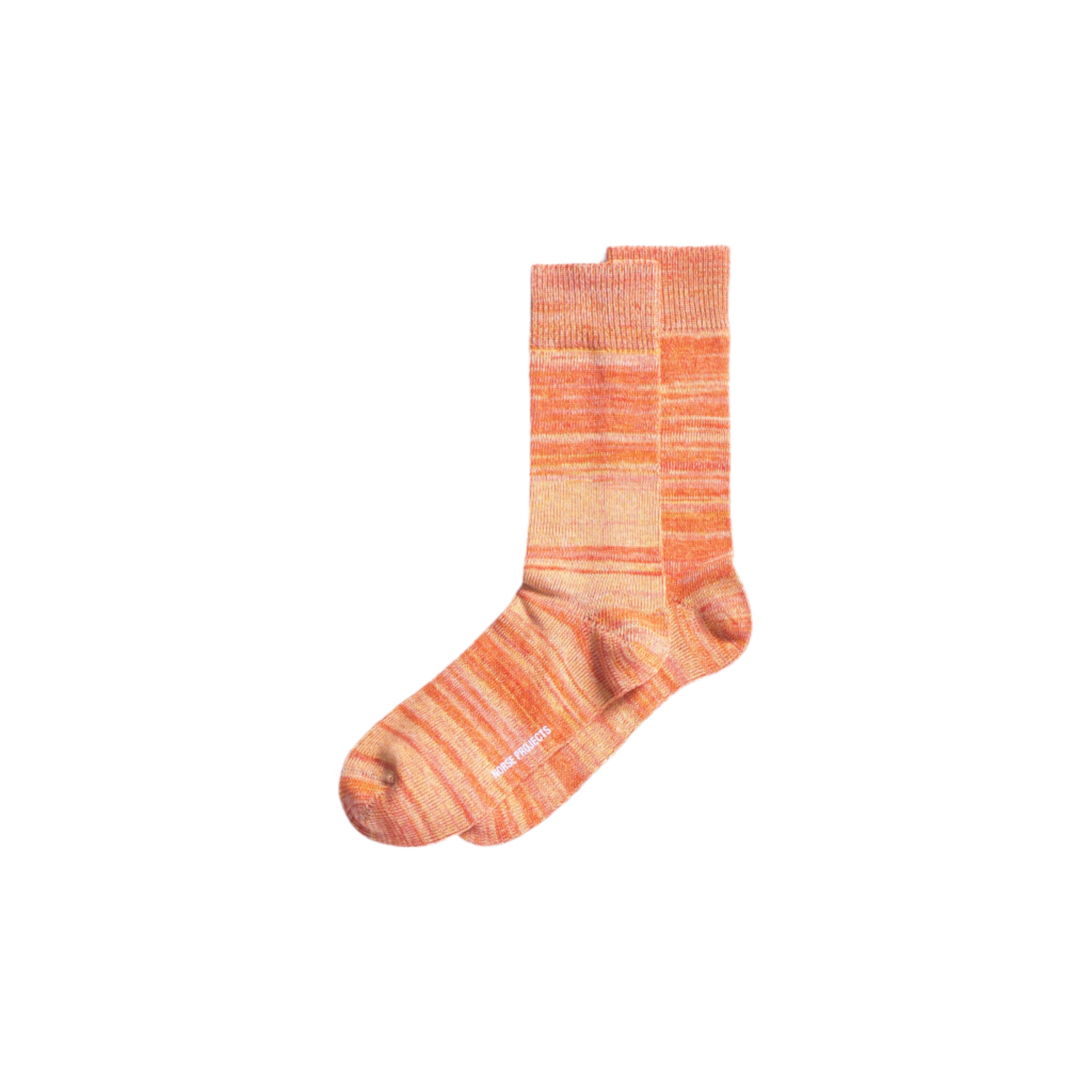 Bjarki Cotton Twist Sock - Blood Orange-Norse Projects-W2 Store