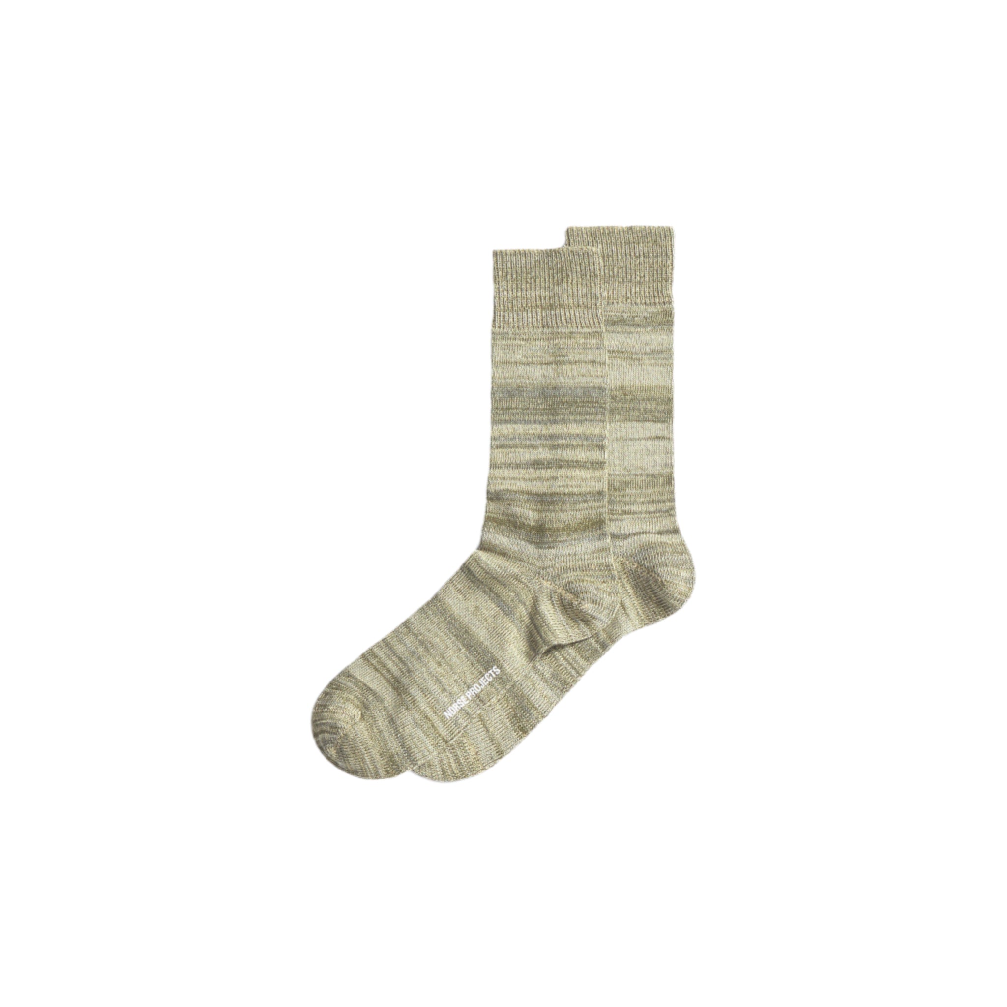 Bjarki Cotton Twist Sock - Moss Green-Norse Projects-W2 Store
