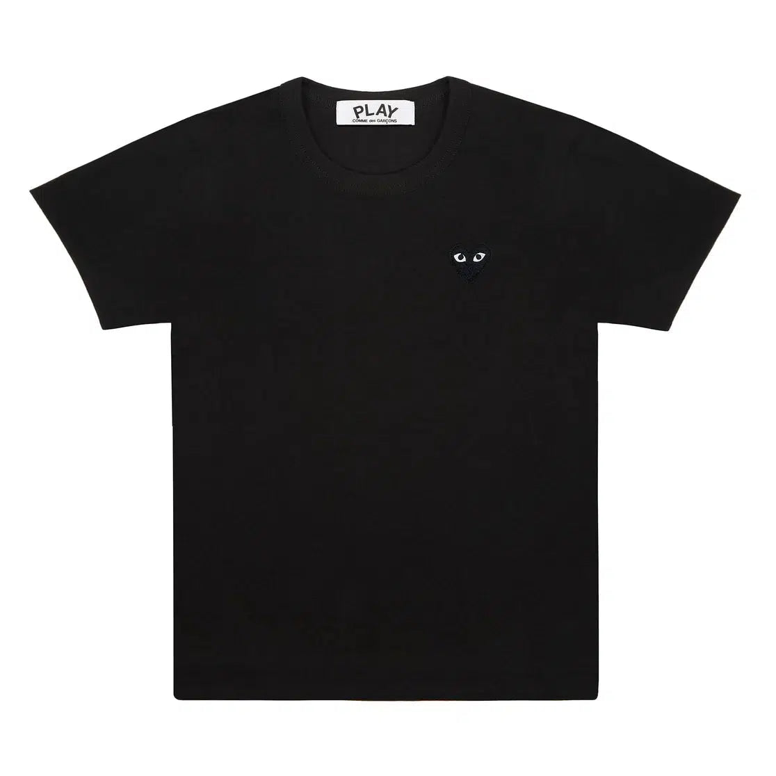 Comme des Garcons Play Black Heart Short Sleeve T Shirt Black W2 Store