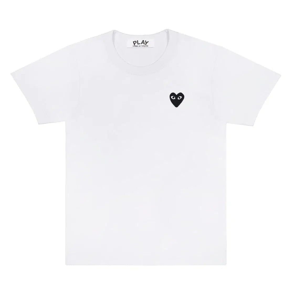 Cdg play white shirt hotsell