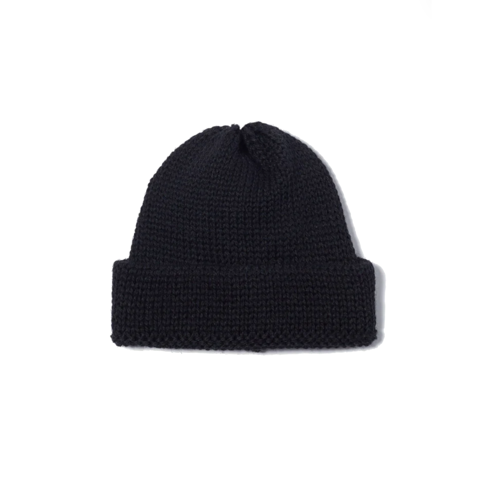 British Wool Short Watch Cap - Black-Universal Works-W2 Store