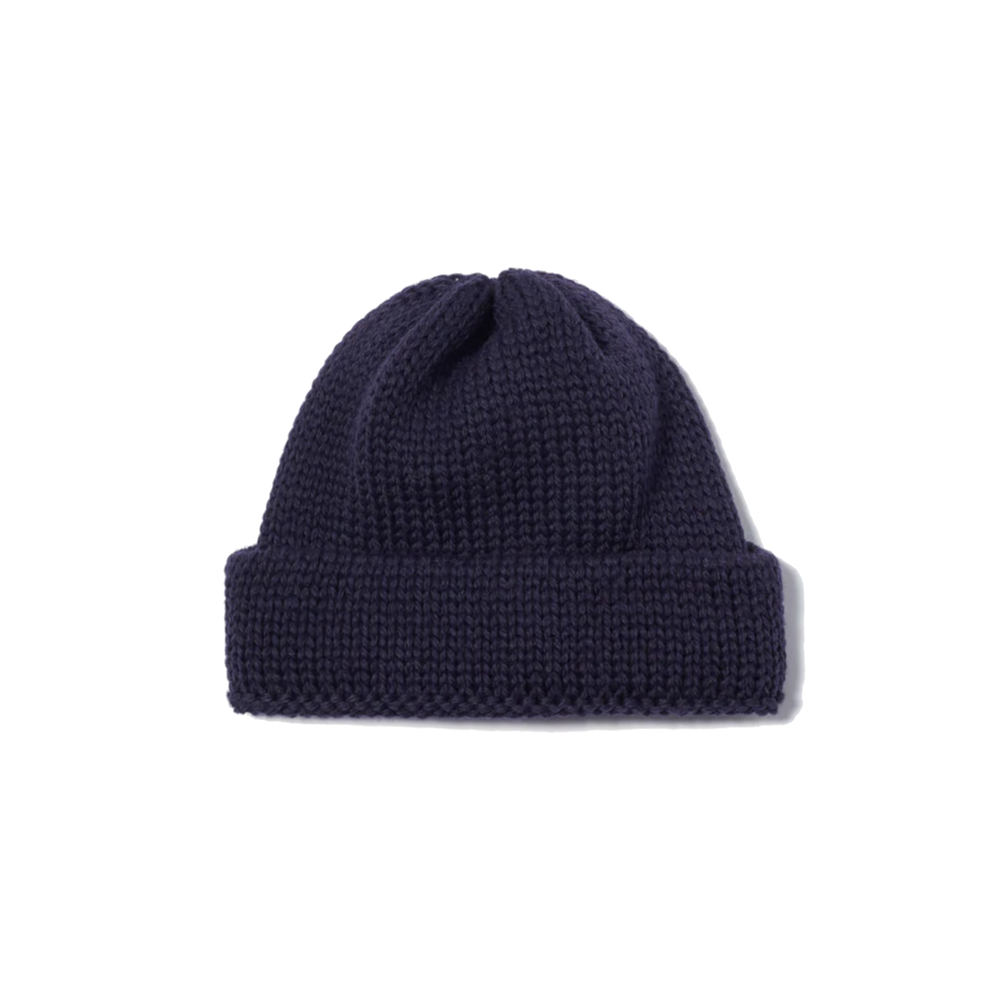 British Wool Short Watch Cap - Navy-Universal Works-W2 Store