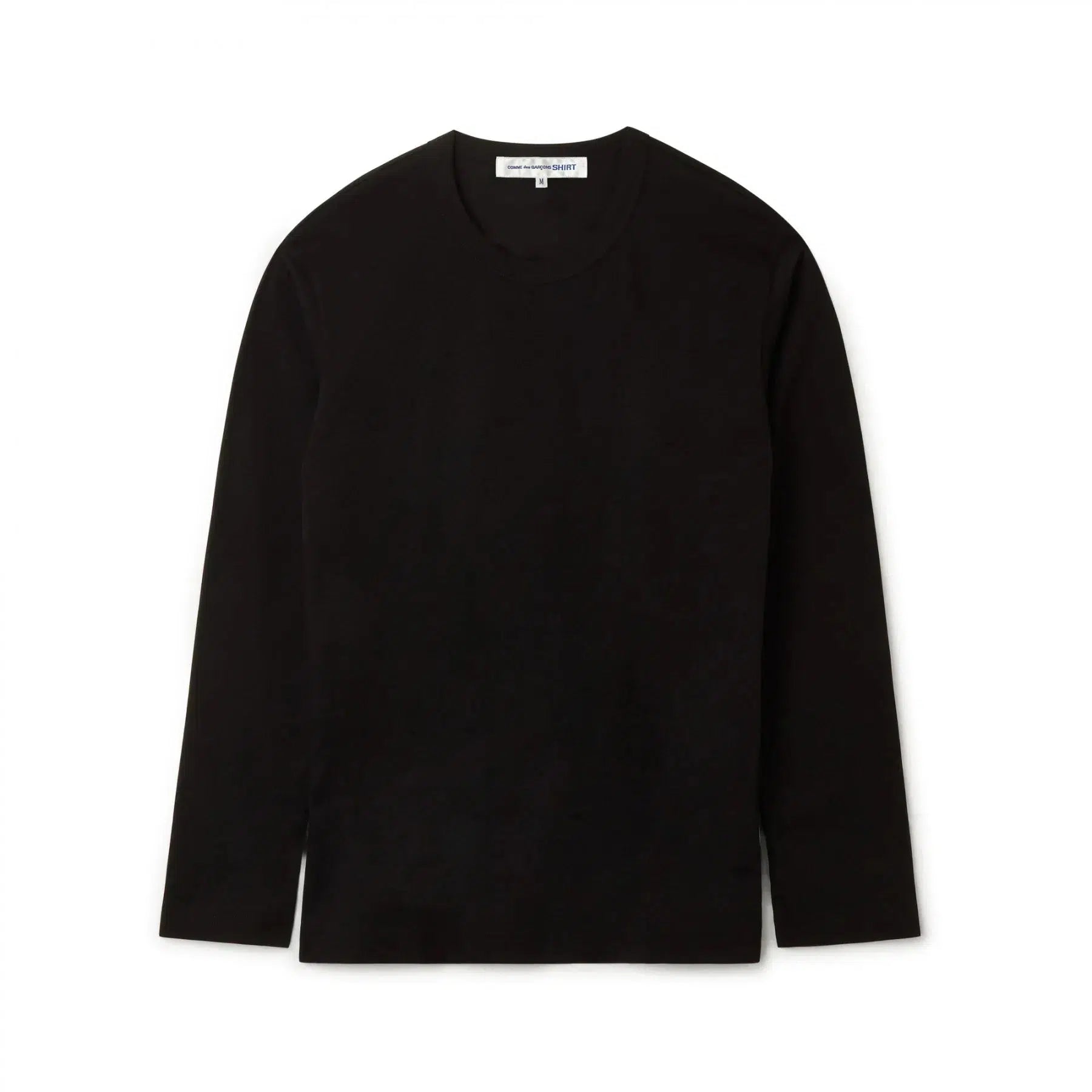 Comme des Garçons Shirt Long Sleeve T Shirt - Black-Comme des Garçons Shirt-W2 Store