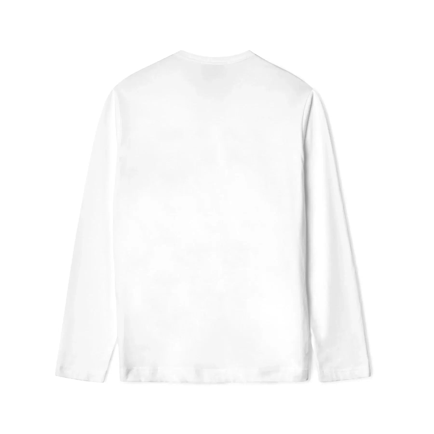 Comme des Garçons Shirt Long Sleeve T Shirt - White-Comme des Garçons Shirt-W2 Store