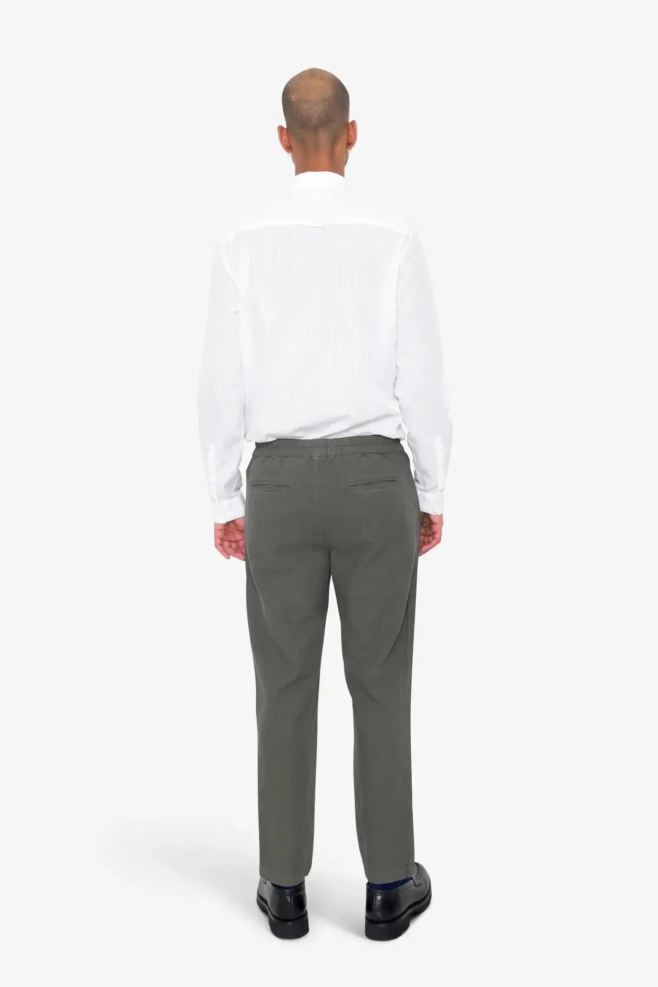Cotton Linen Trouser - Dark Sage-Folk-W2 Store