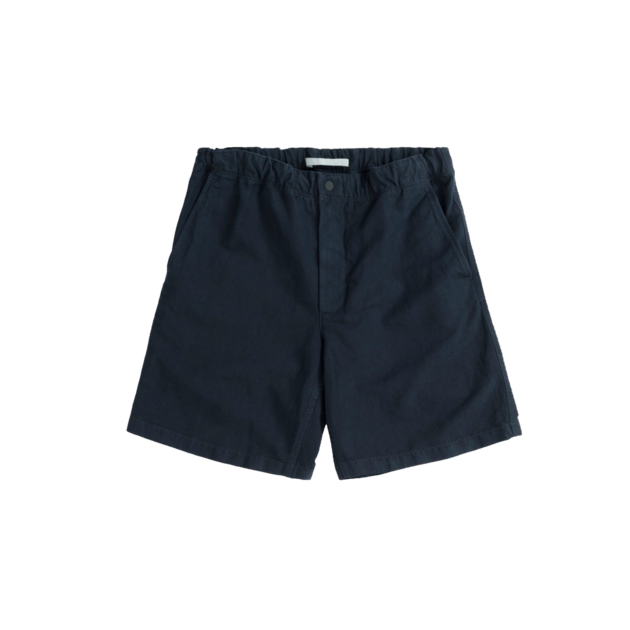 Ezra Relaxed Cotton Linen Short - Dark Navy-Norse Projects-W2 Store