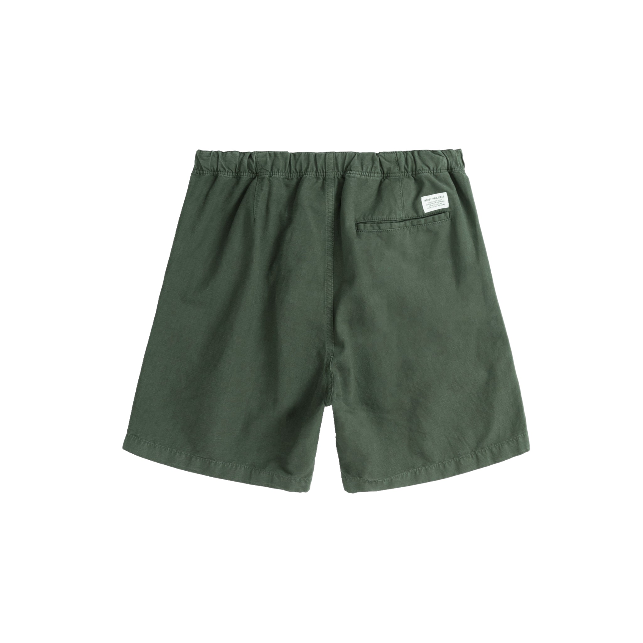 Ezra Relaxed Cotton Linen Short - Spruce Green-Norse Projects-W2 Store
