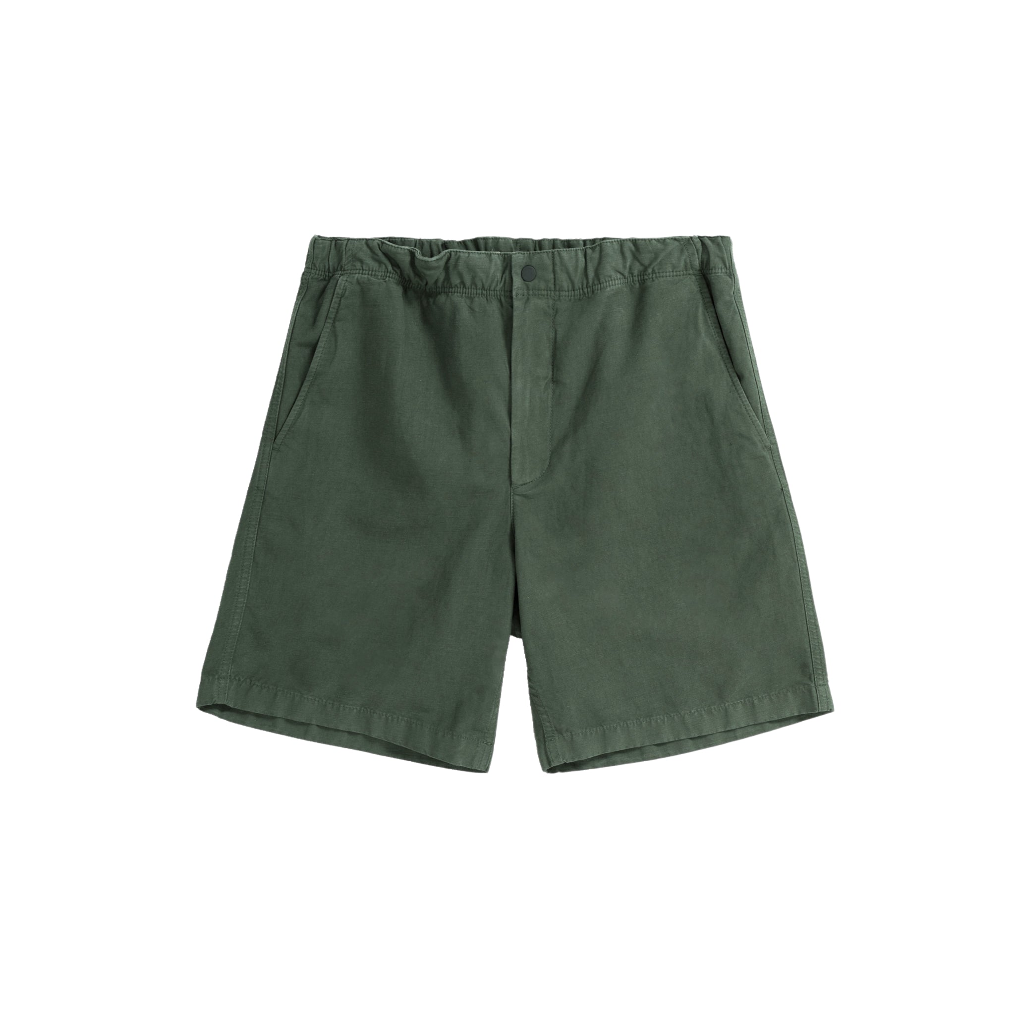 Ezra Relaxed Cotton Linen Short - Spruce Green-Norse Projects-W2 Store