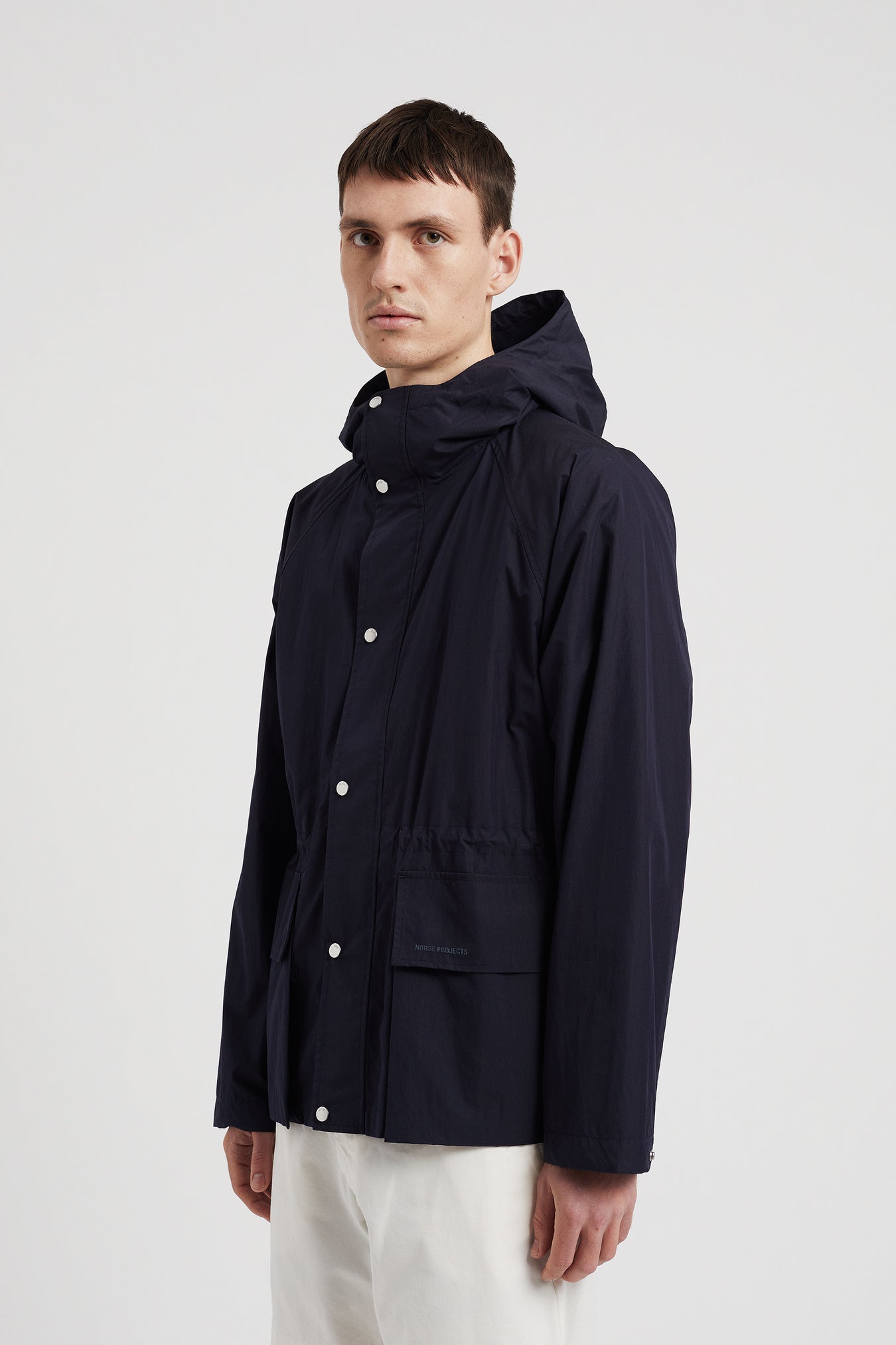 Herluf Tech Poplin Jacket - Dark Navy-Norse Projects-W2 Store