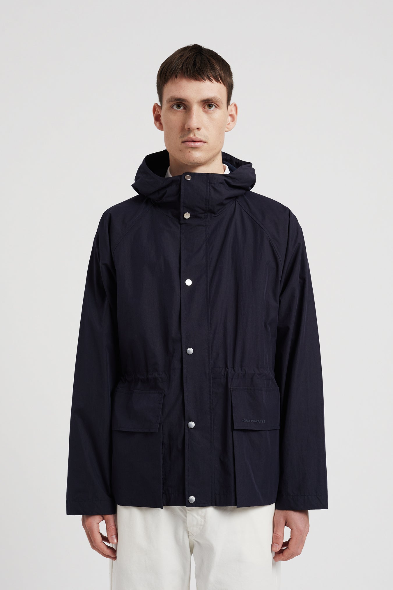 Herluf Tech Poplin Jacket - Dark Navy-Norse Projects-W2 Store