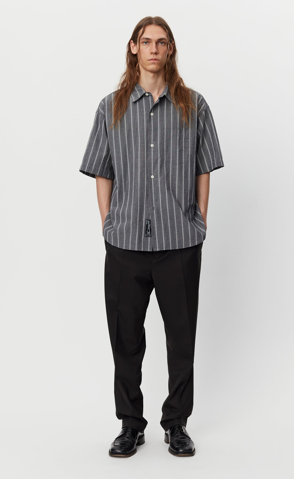 Input Shirt - Grey Stripe-mfpen-W2 Store