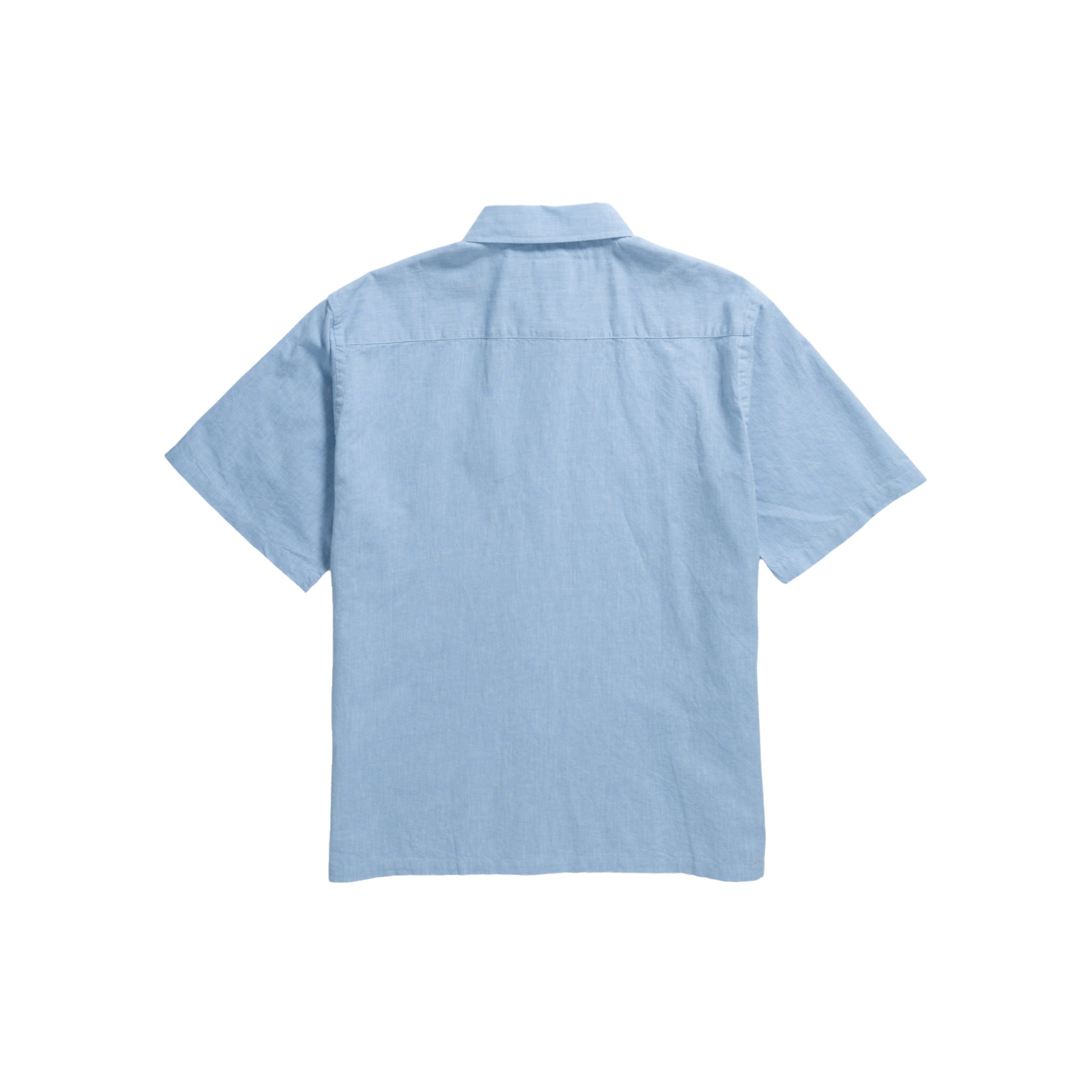 Ivan Relaxed Cotton Linen SS Shirt - Pale Blue-Norse Projects-W2 Store