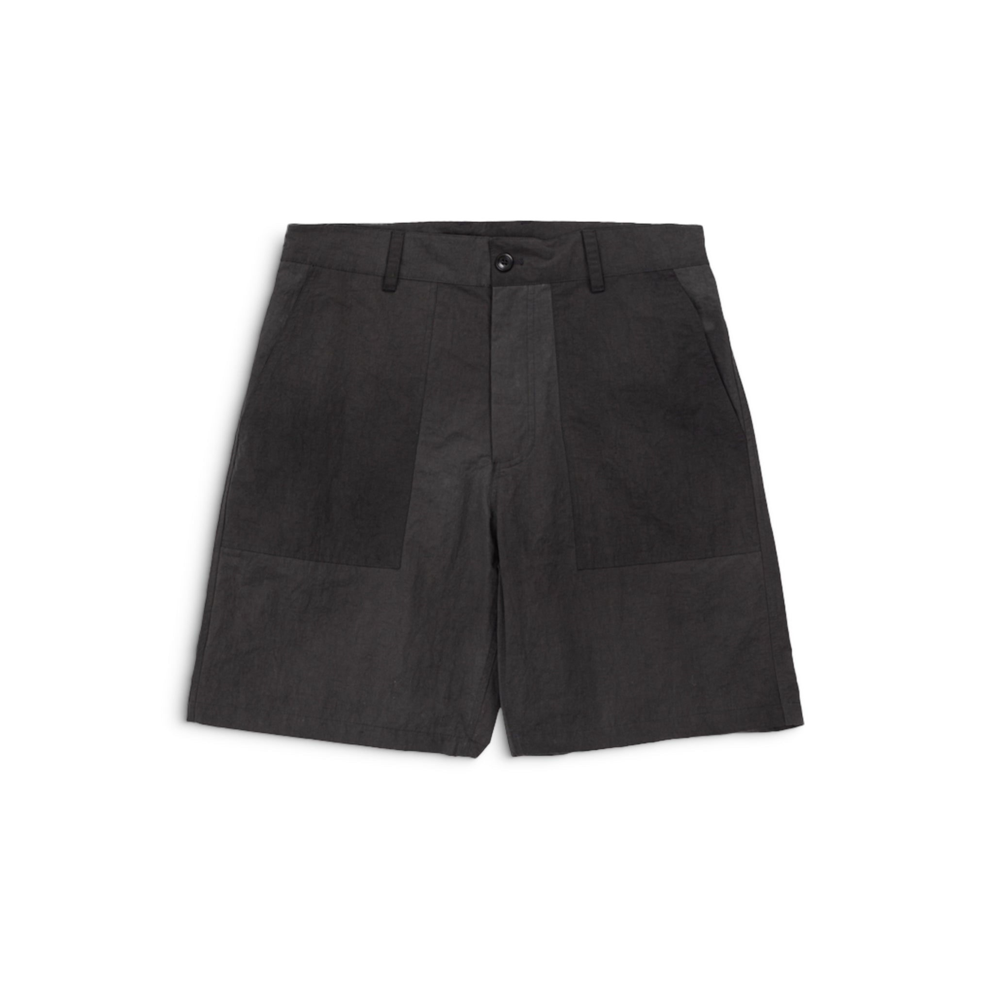 Lukas Relaxed Wave Dye Shorts - Black-Norse Projects-W2 Store