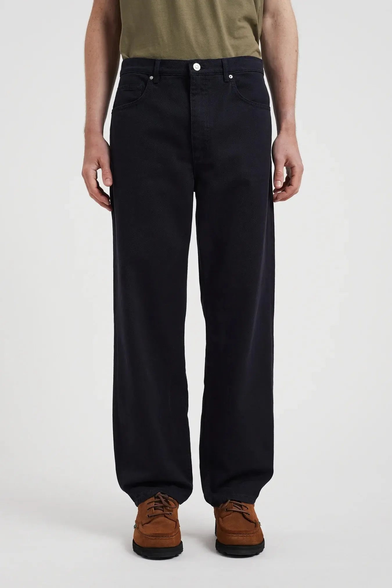 Mogens Relaxed 5 Pocket Heavy Twill - Dark Navy-Norse Projects-W2 Store