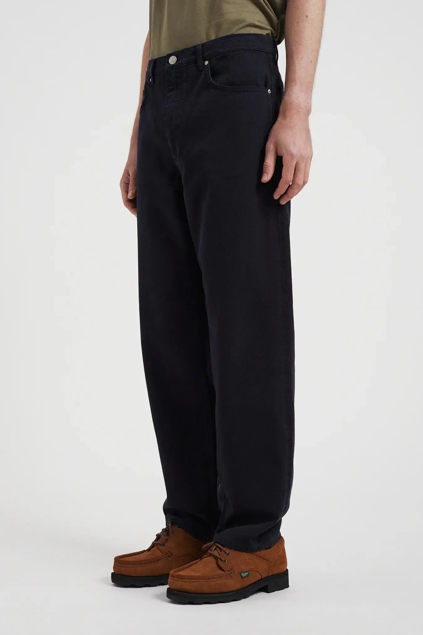 Mogens Relaxed 5 Pocket Heavy Twill - Dark Navy-Norse Projects-W2 Store