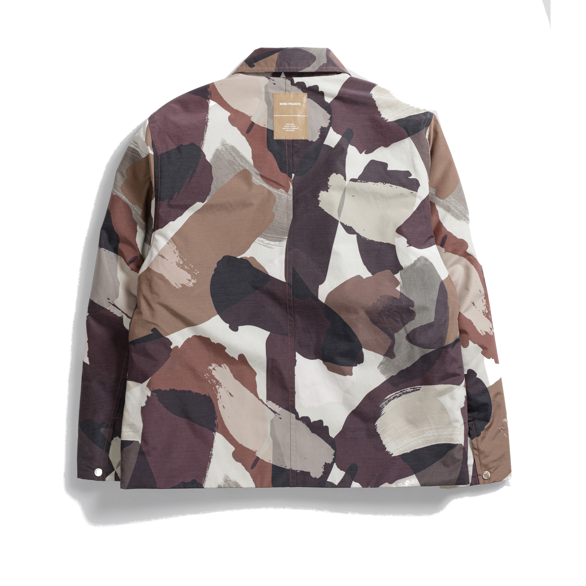 Pelle Camo Nylon Insulated Jacket - Espresso-Norse Projects-W2 Store