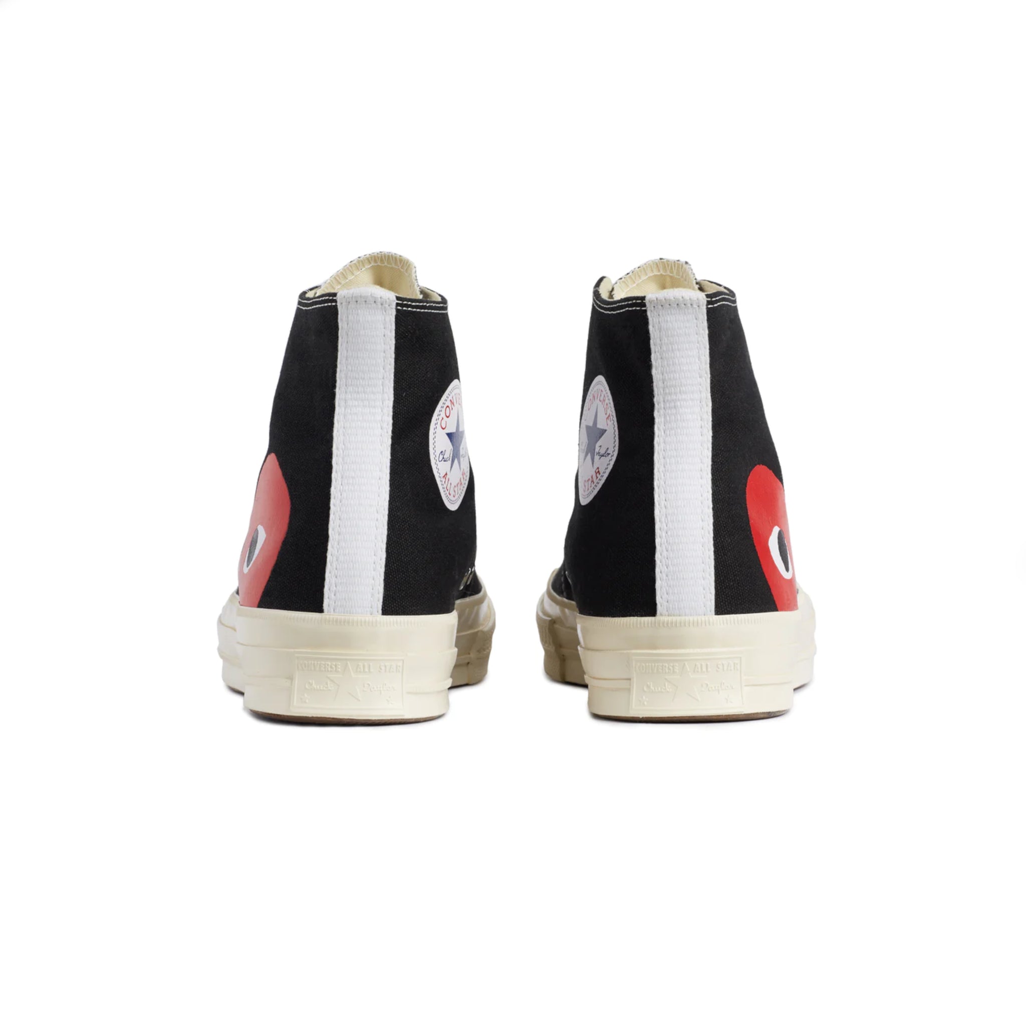 Red Heart 70s Chuck Taylor High Converse - Black-Comme des Garçons Converse-W2 Store