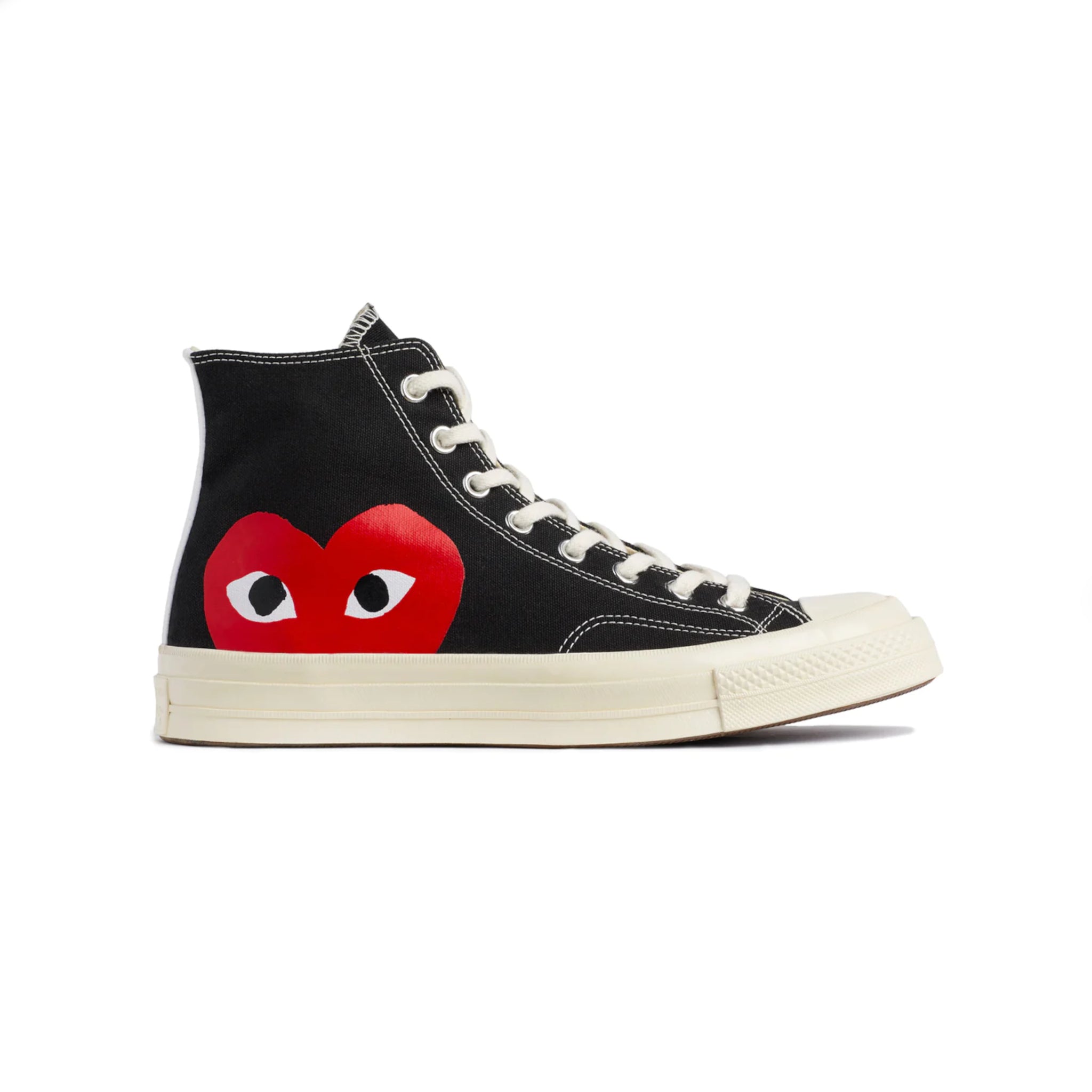 Red Heart 70s Chuck Taylor High Converse - Black-Comme des Garçons Converse-W2 Store