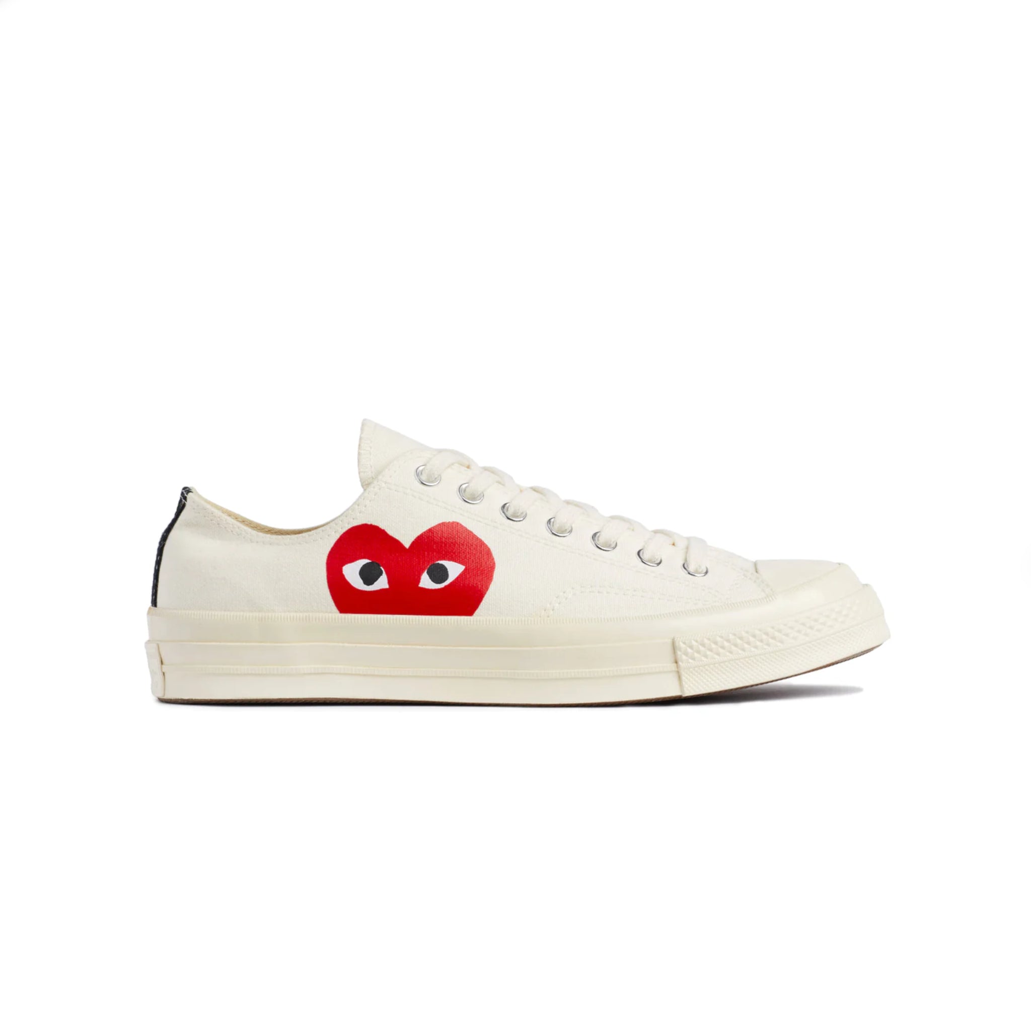 Red Heart 70s Chuck Taylor Low Converse - White-Comme des Garçons Converse-W2 Store