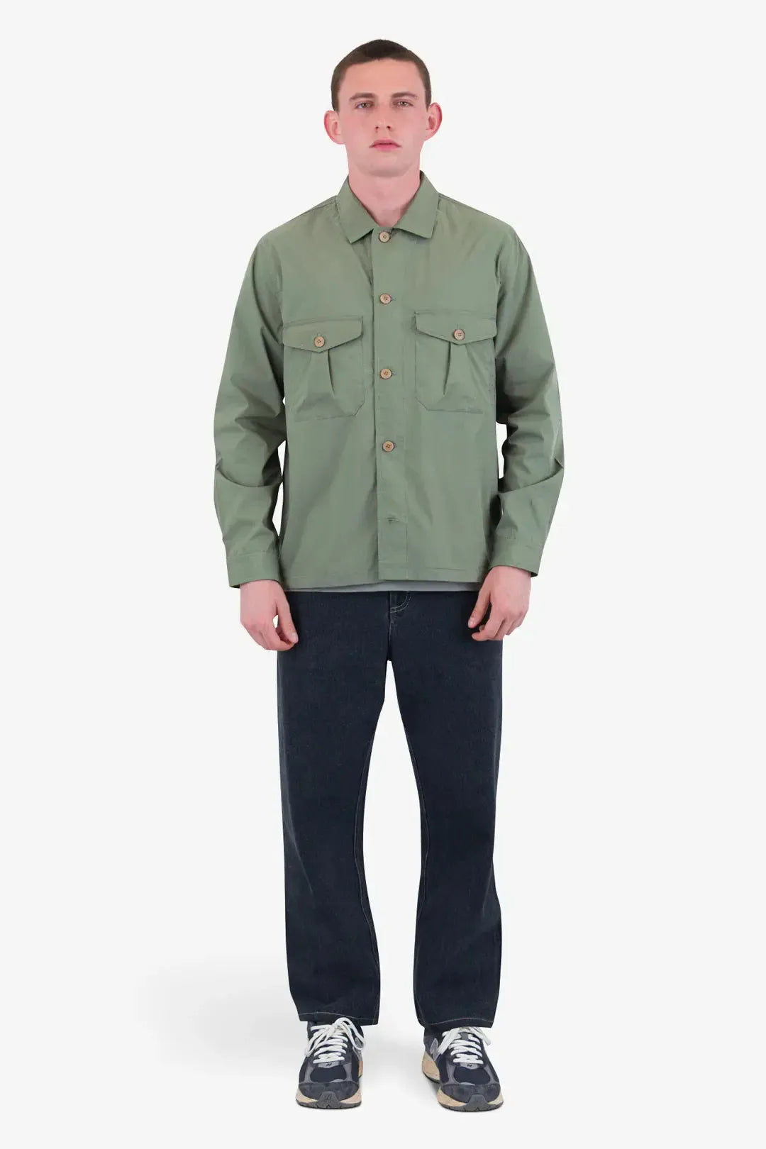 Revere Overshirt - Dark Sage-Folk-W2 Store