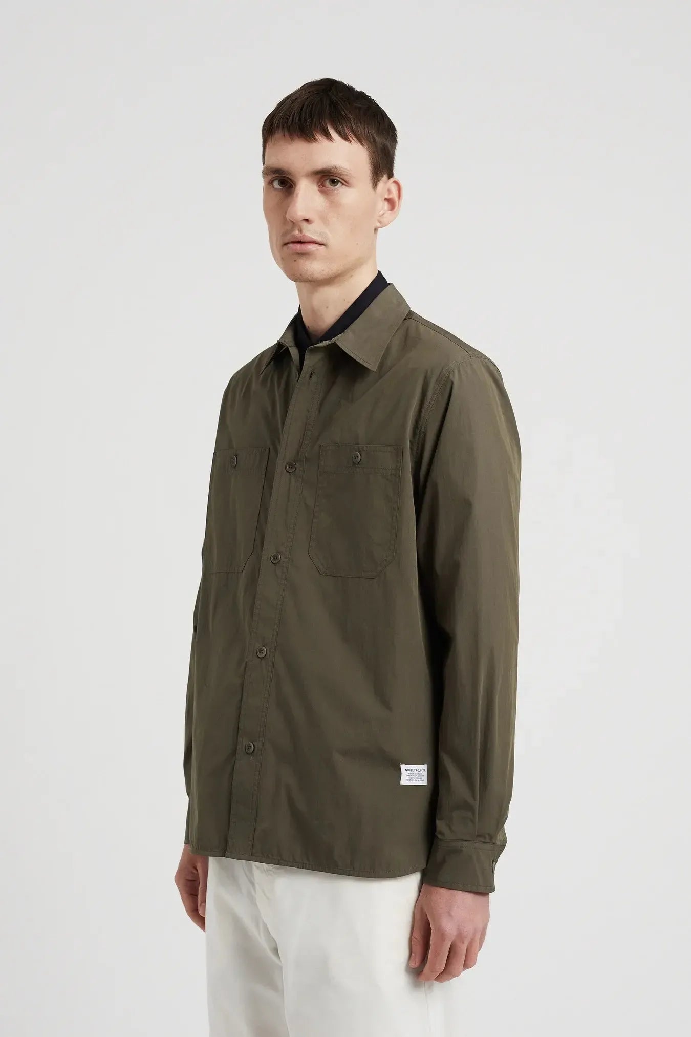Silas Tech Poplin Shirt 2.0 - Ivy Green-Norse Projects-W2 Store