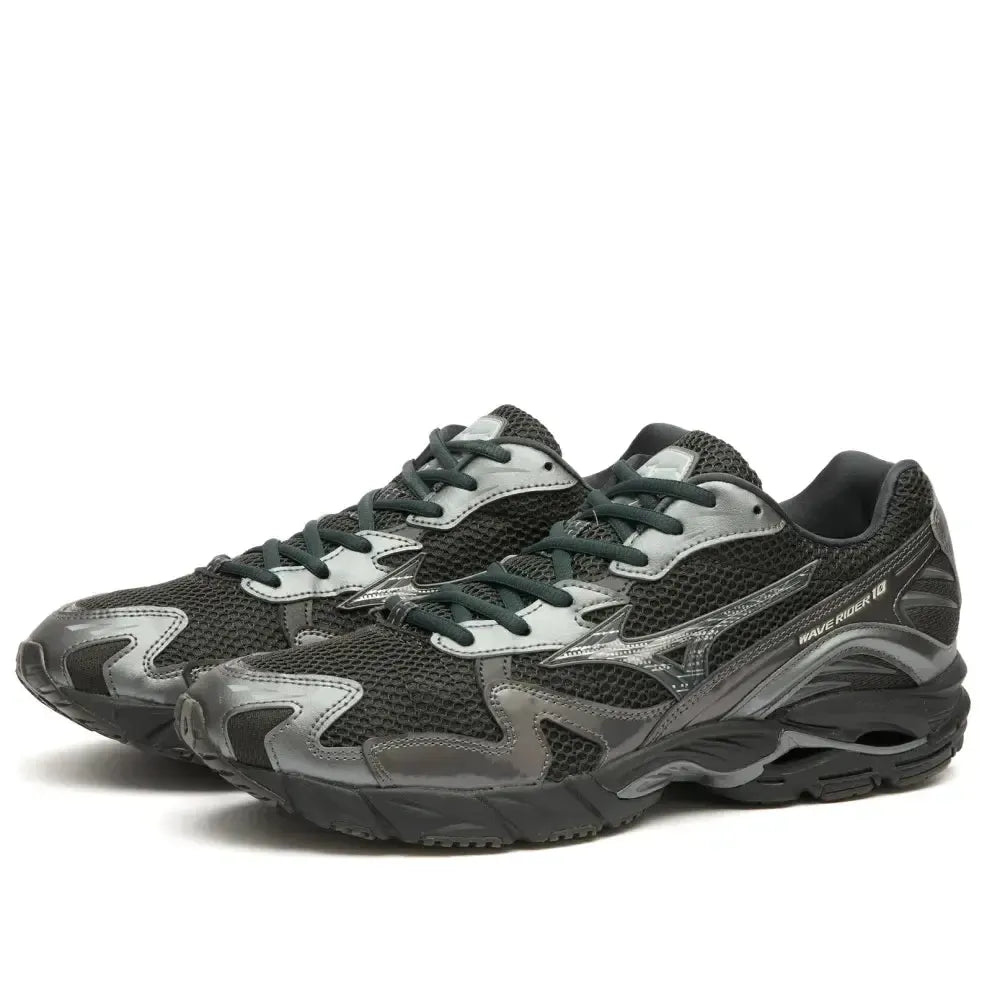Mizuno Sportstyle Wave Rider 10 - Black Sand/Metallic Grey – W2 Store