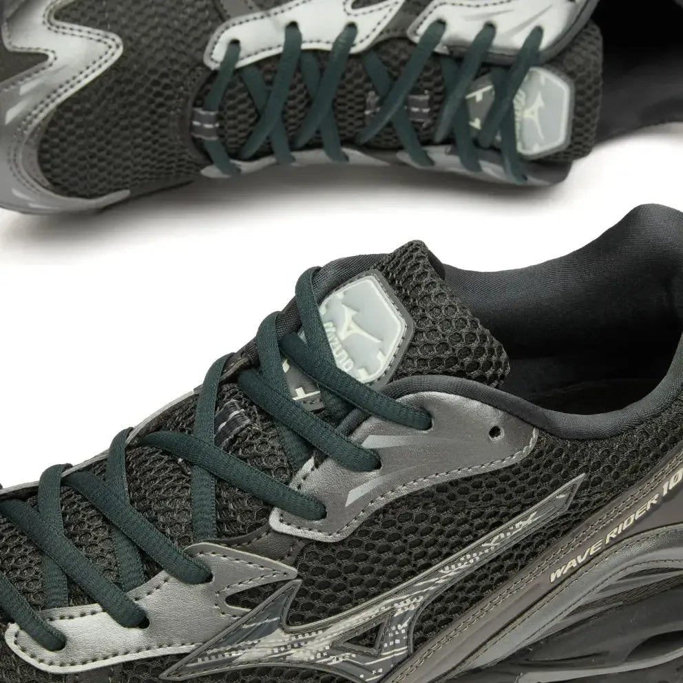 Mizuno Sportstyle Wave Rider 10 - Black Sand/Metallic Grey – W2 Store