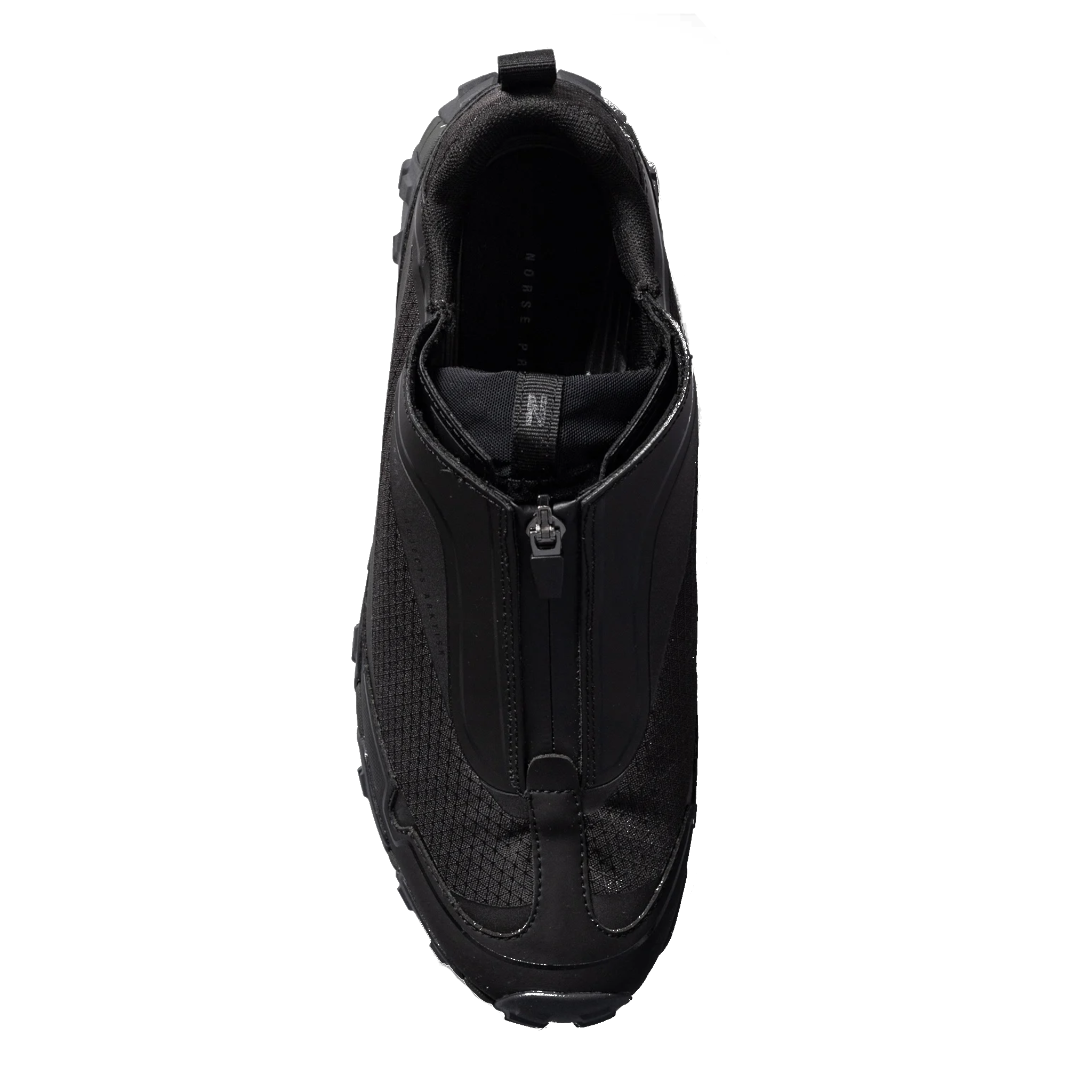 Zip Up Runner V04 - Black-Norse Projects-W2 Store