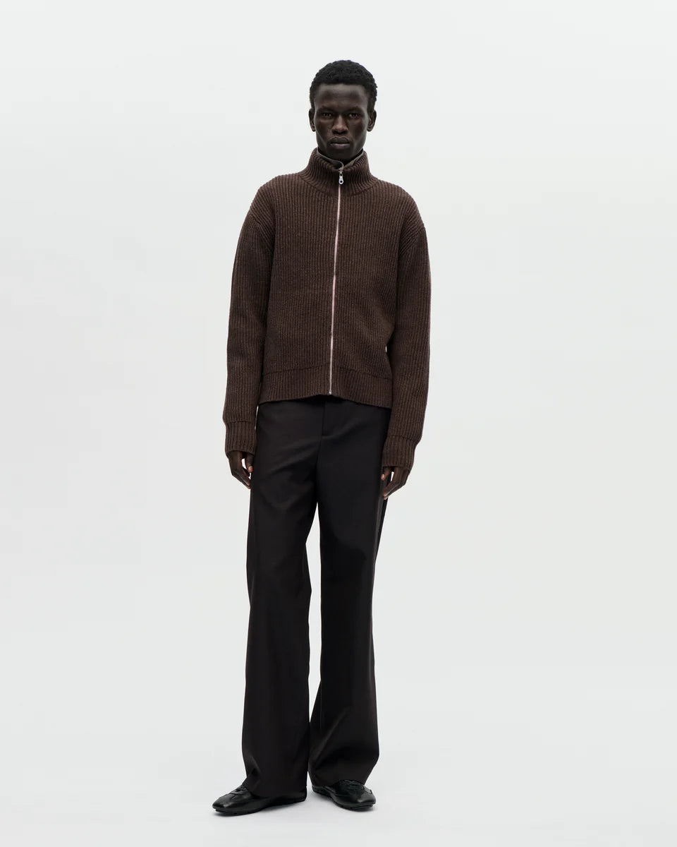 Shrunk Full Zip Drained - Bistre