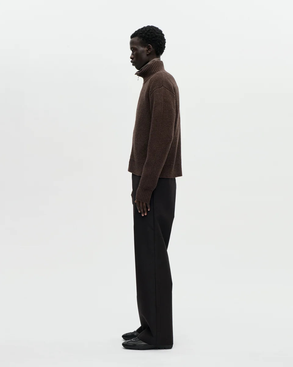 Shrunk Full Zip Drained - Bistre