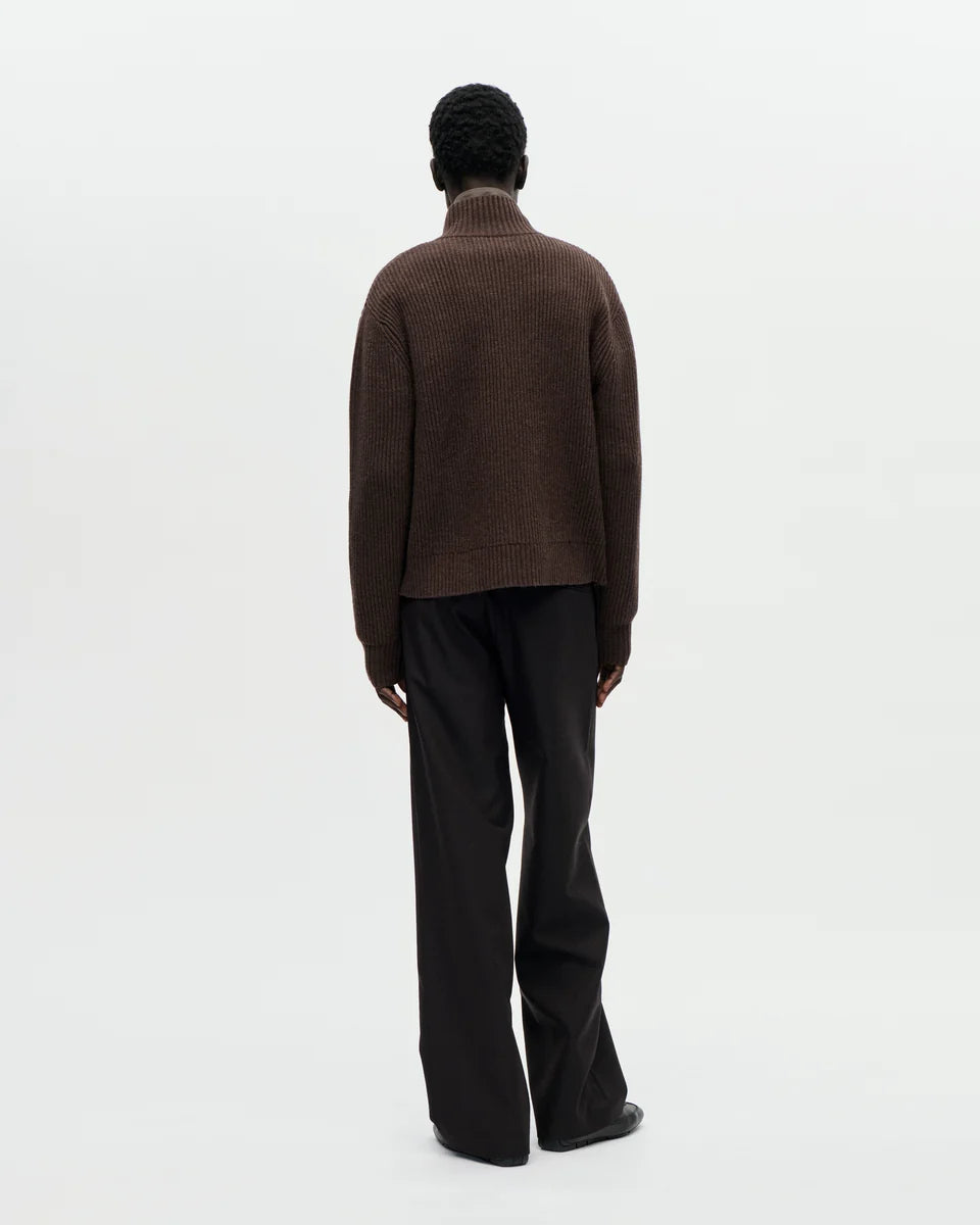 Shrunk Full Zip Drained - Bistre
