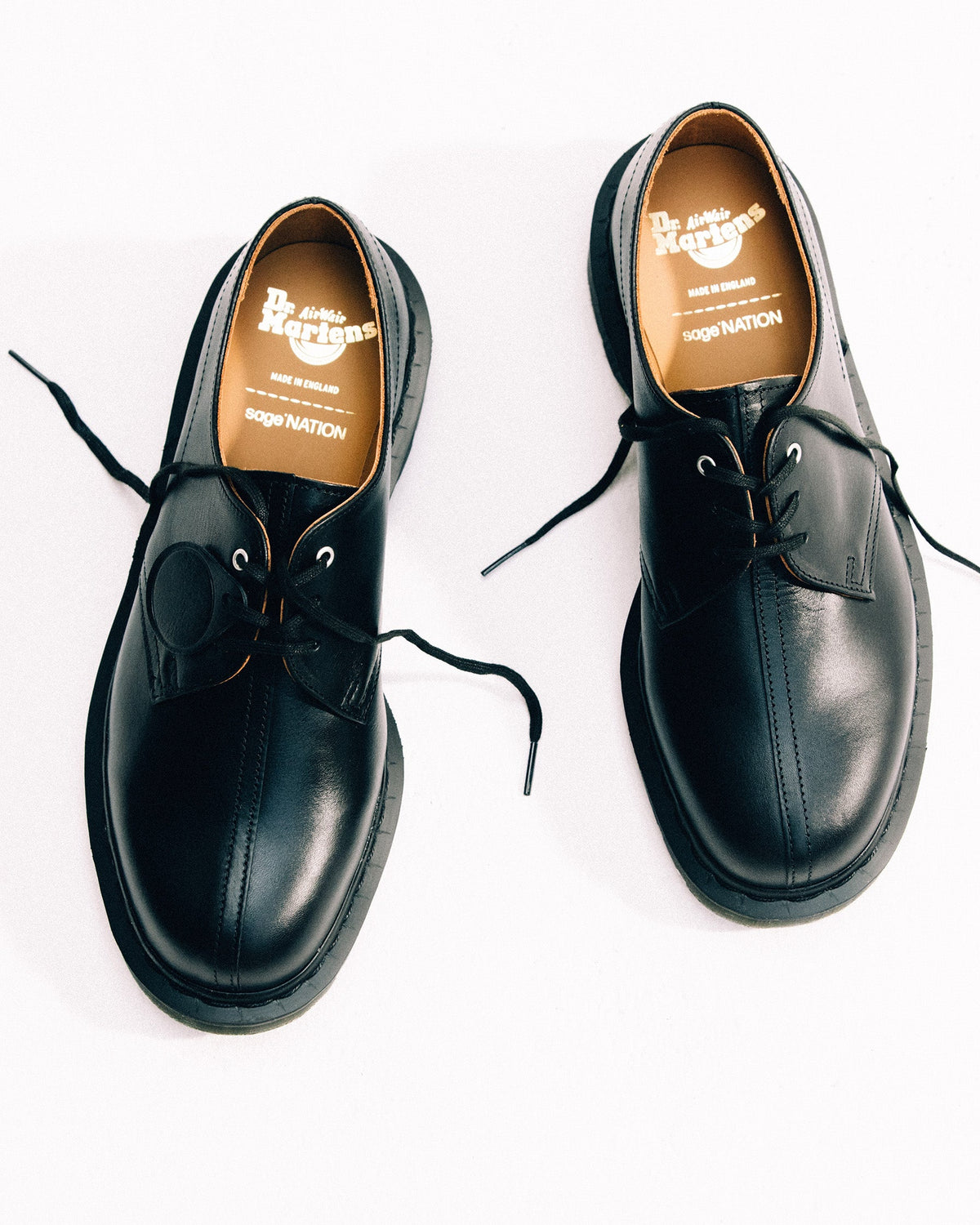 Sage Nation x Dr Martens 1461 - Black