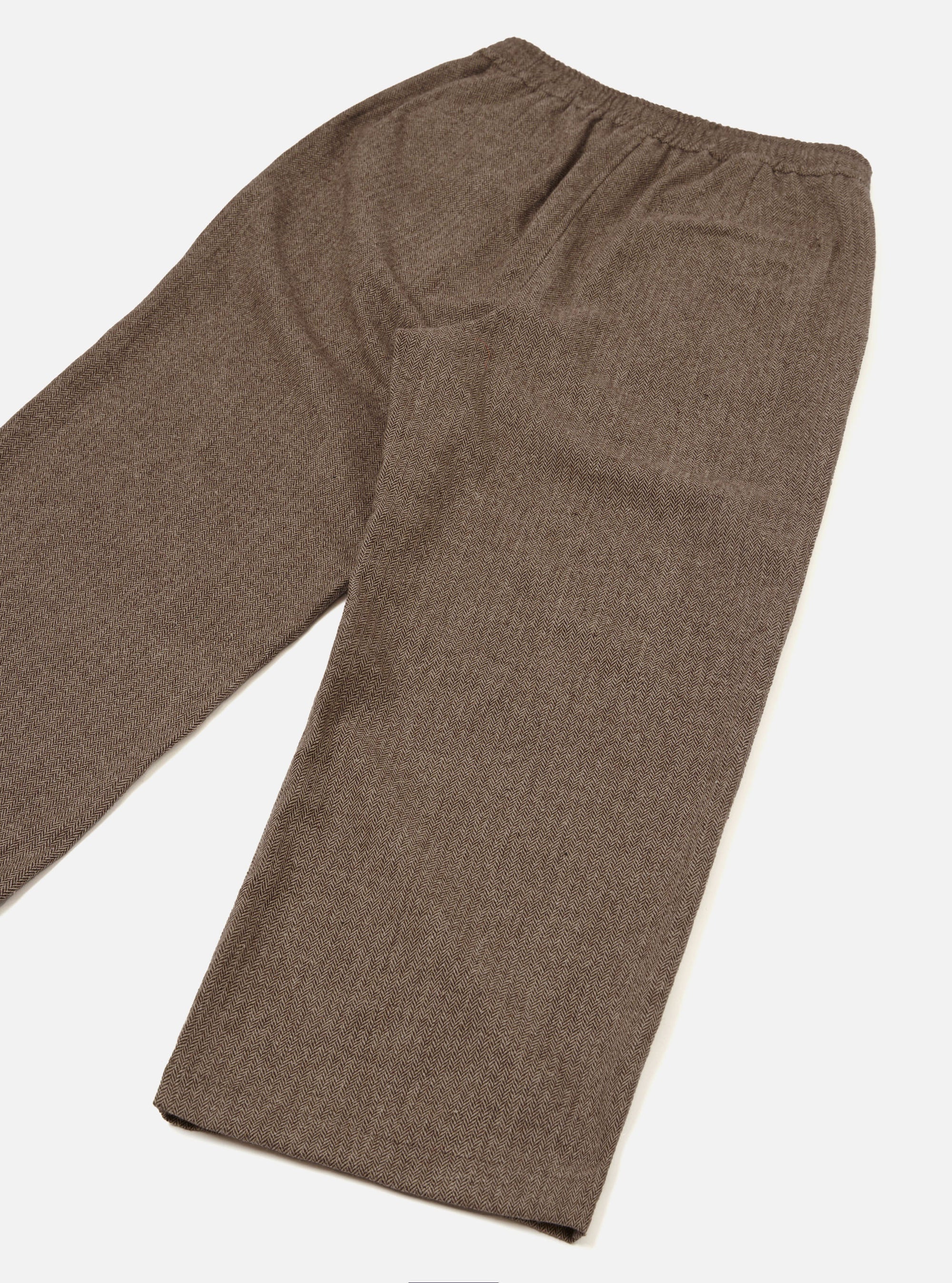 Gillespie Pant Wool Herringbone - Brown