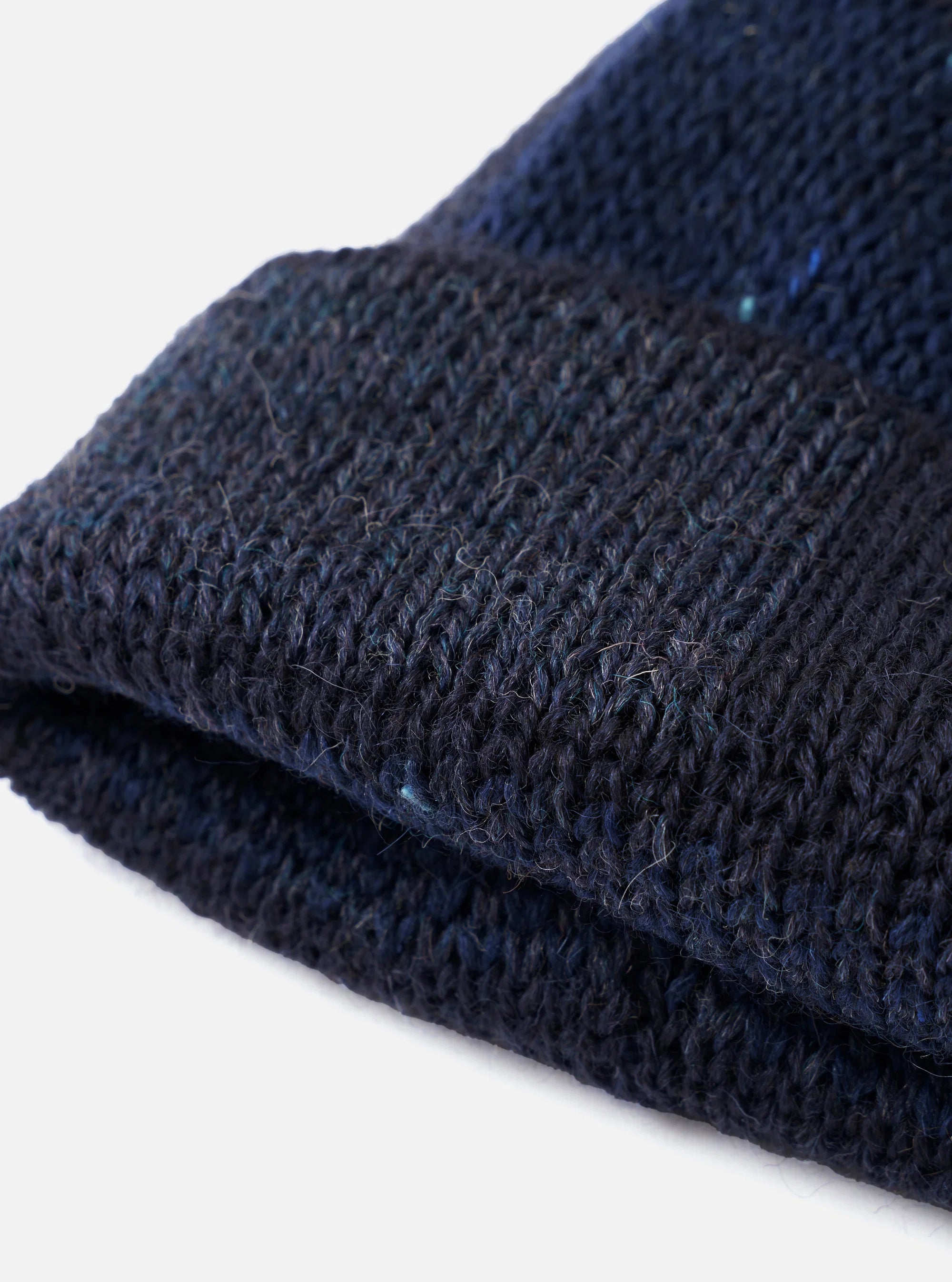 Short Watch Cap British Wool - Navy