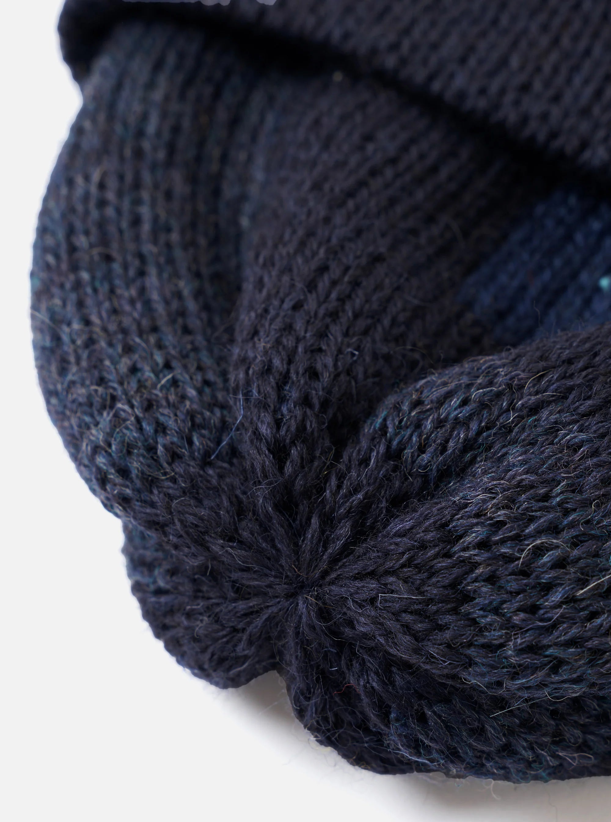 Short Watch Cap British Wool - Navy