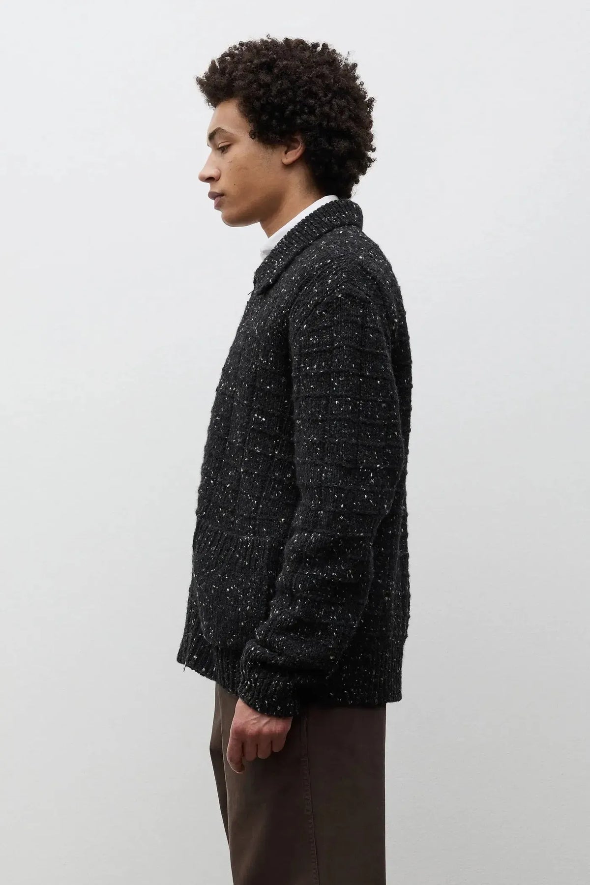 Aldrup Donegal Square Jacket - Charcoal Melange-Norse Projects-W2 Store