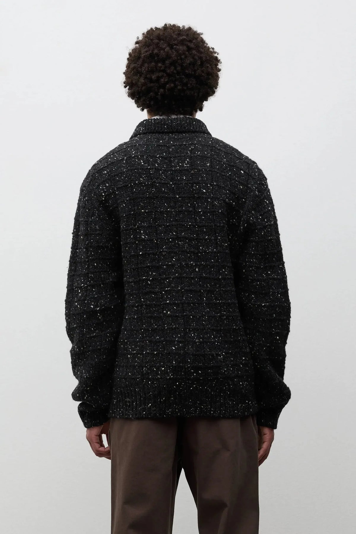 Aldrup Donegal Square Jacket - Charcoal Melange-Norse Projects-W2 Store