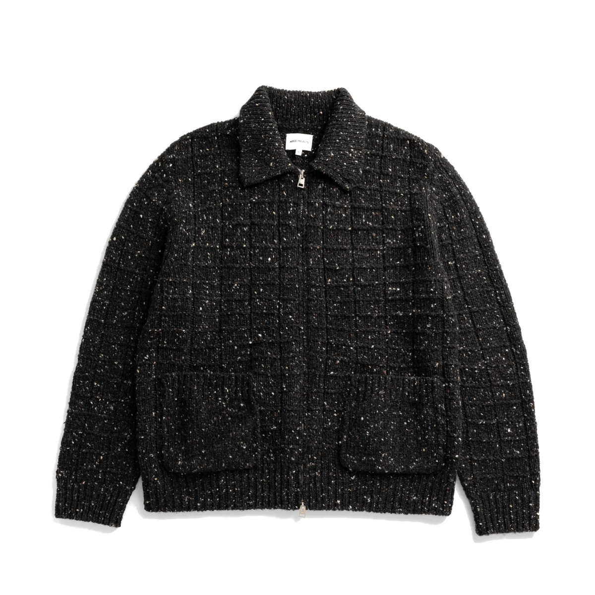 Aldrup Donegal Square Jacket - Charcoal Melange-Norse Projects-W2 Store