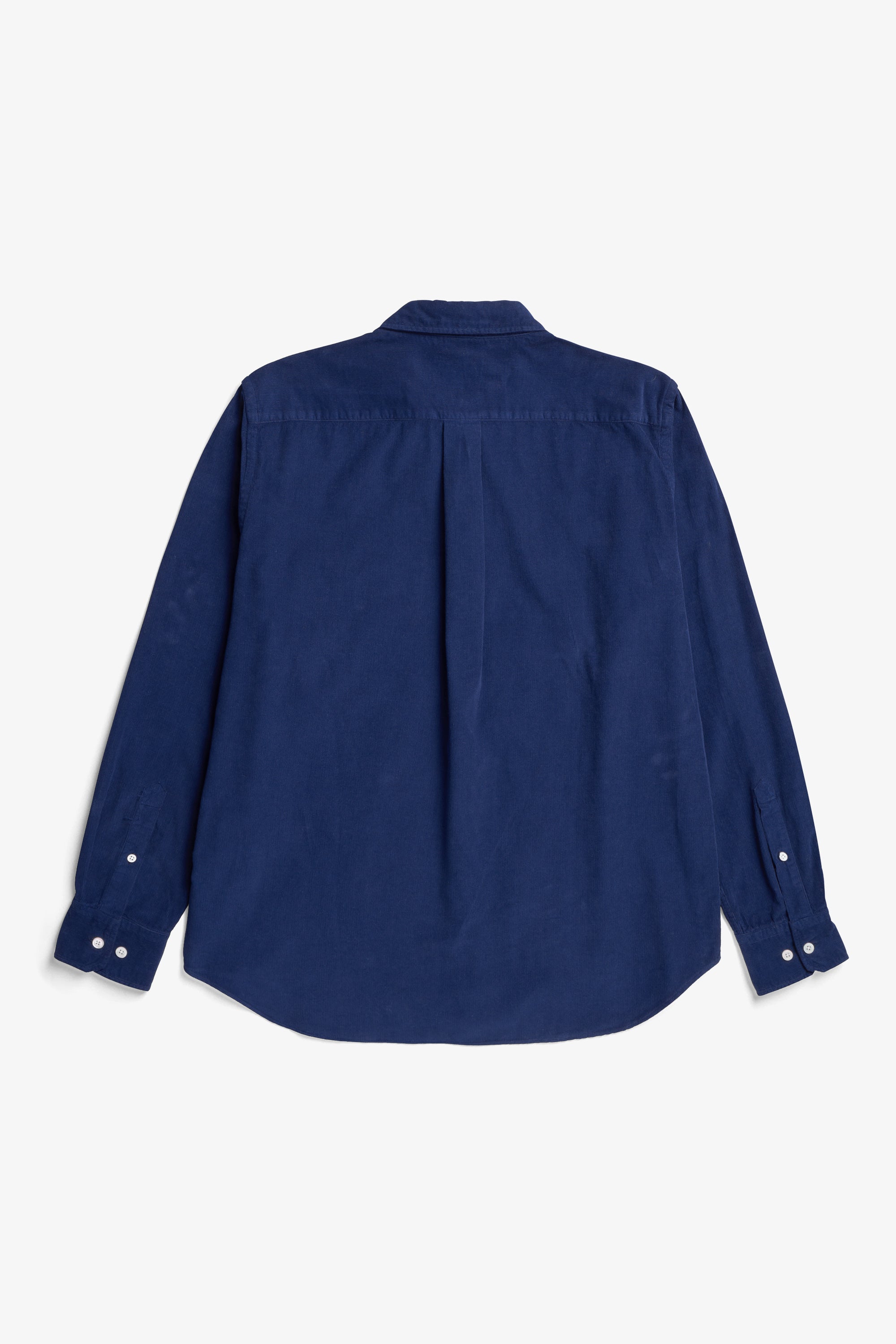 Algot Relaxed Micro Cord Shirt - Dark Navy-Norse Projects-W2 Store