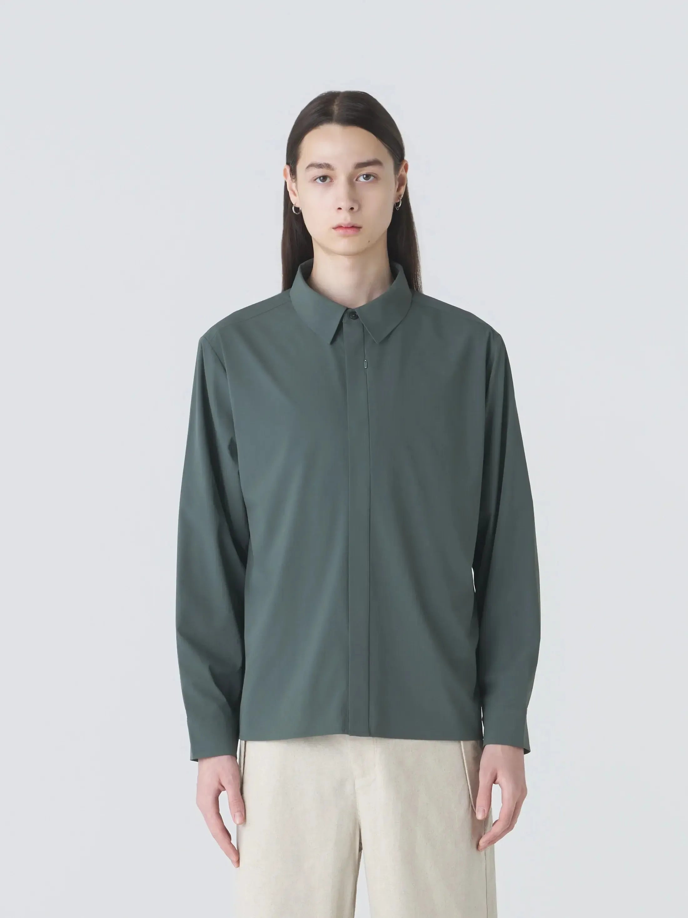 Align Button Up Shirt - Pine Mist-Hiking Patrol-W2 Store