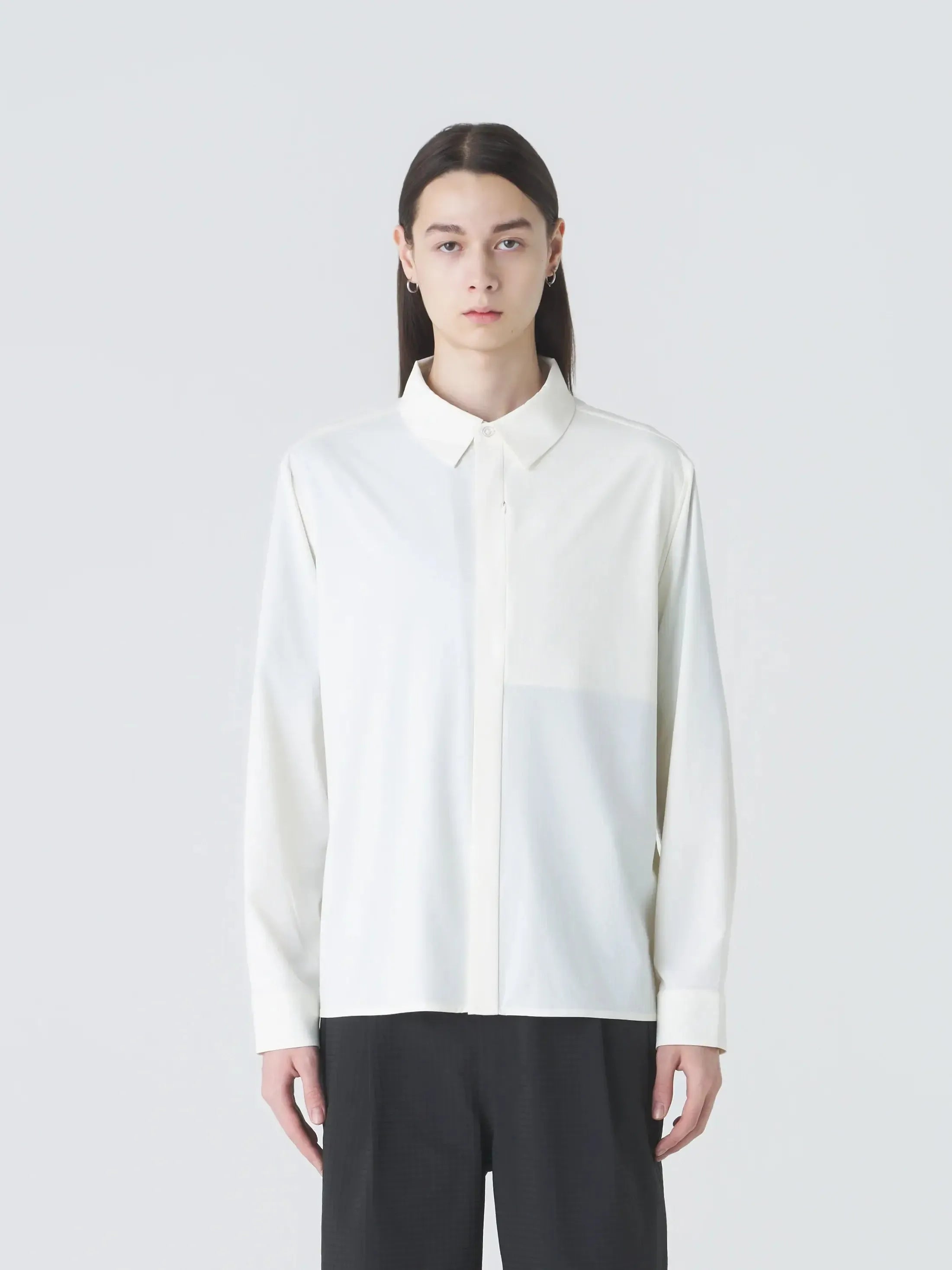 Align Button Up Shirt - White-Hiking Patrol-W2 Store