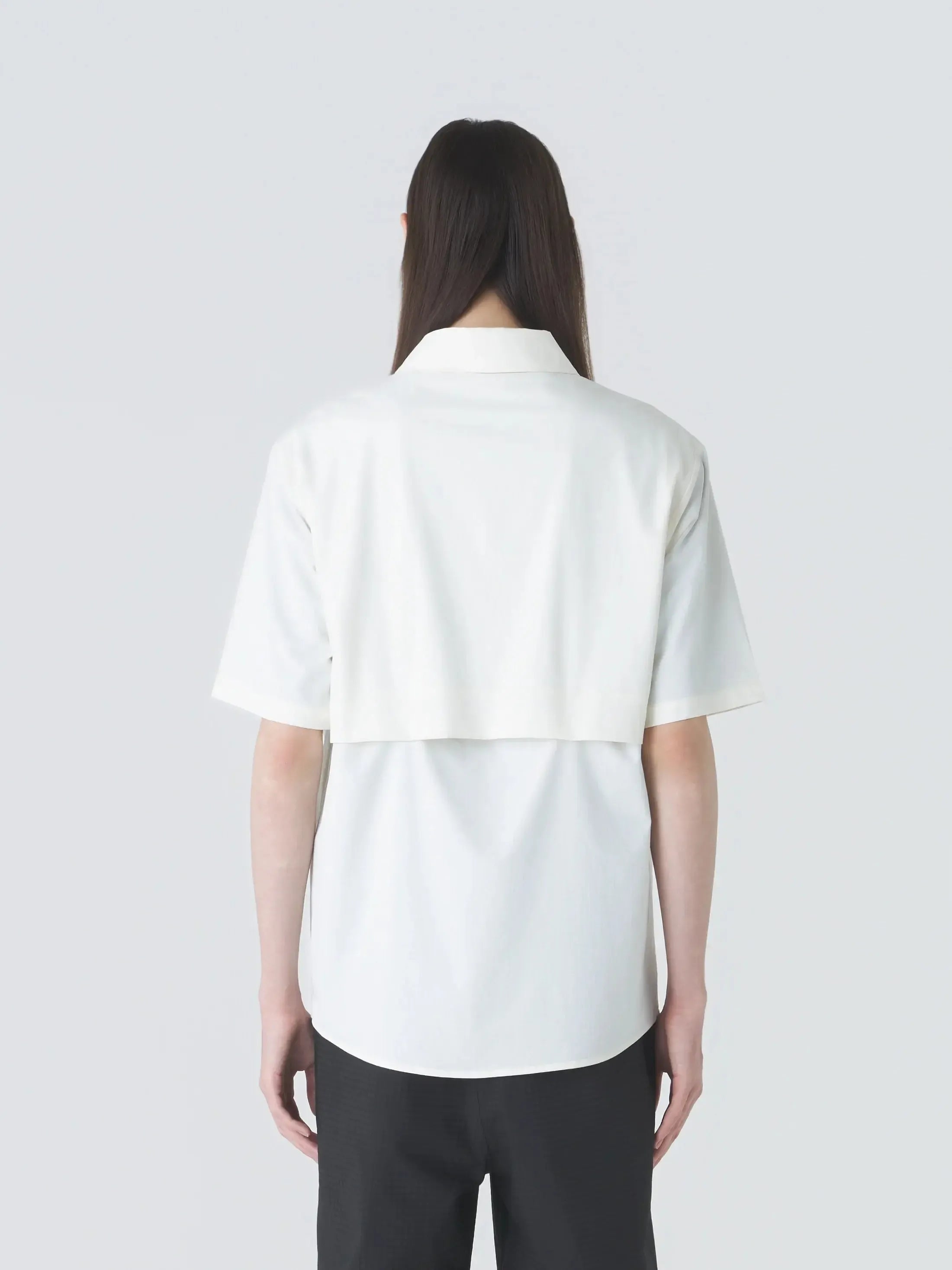 Align Button Up Short Sleeve Shirt - White-Hiking Patrol-W2 Store