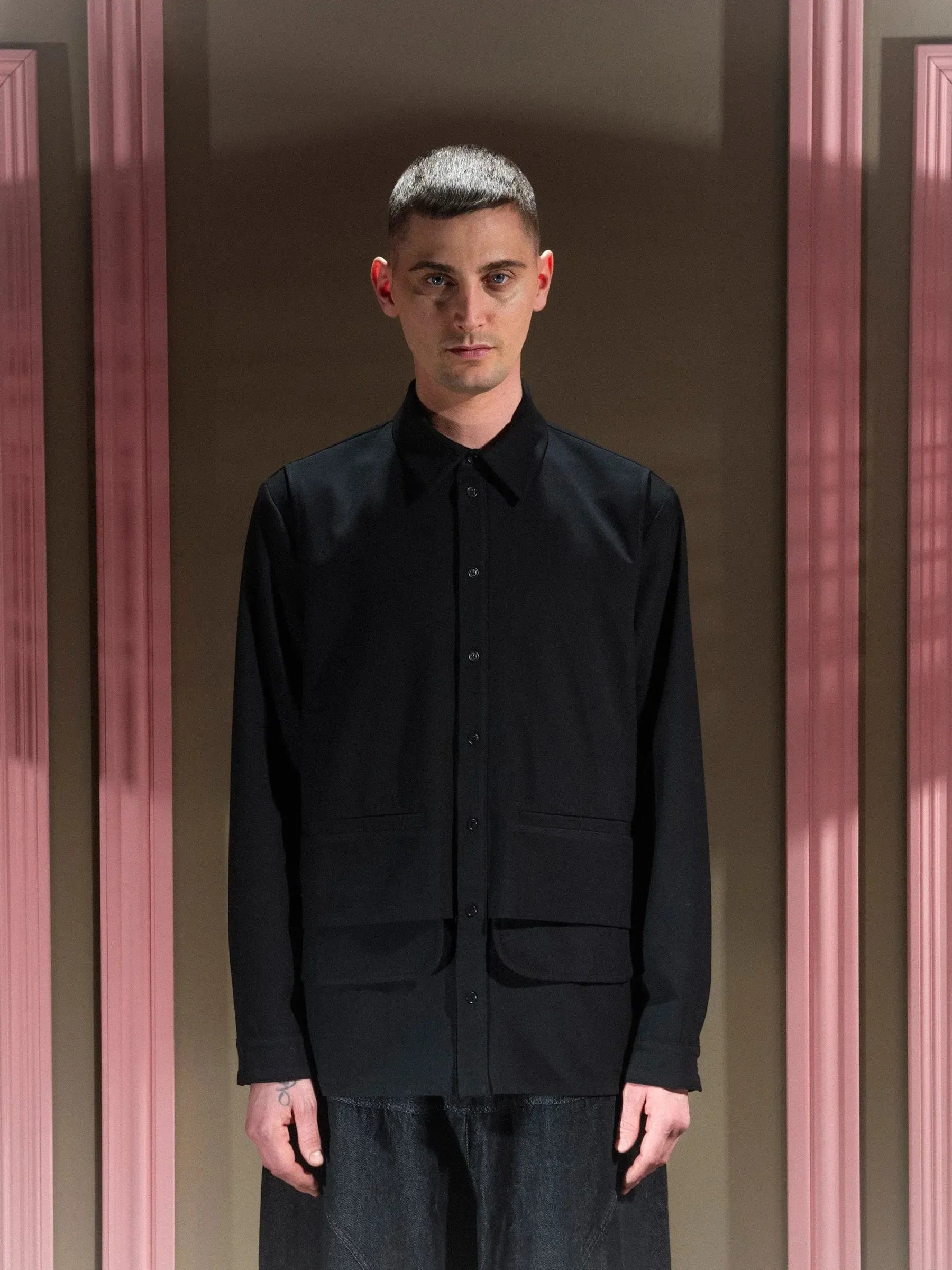 Ants Shirt - Black-Henrik Vibskov-W2 Store