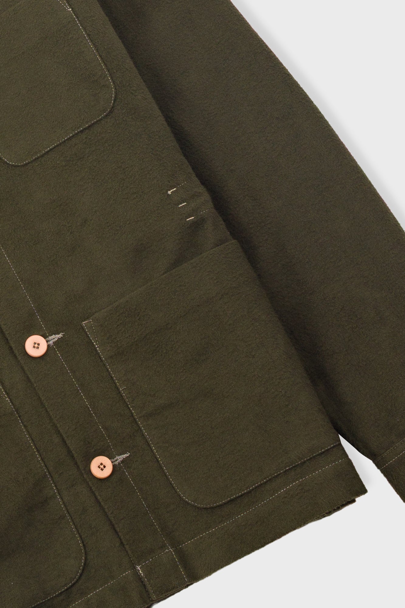 Assembly Jacket - Dark Olive Moleskin-Folk-W2 Store