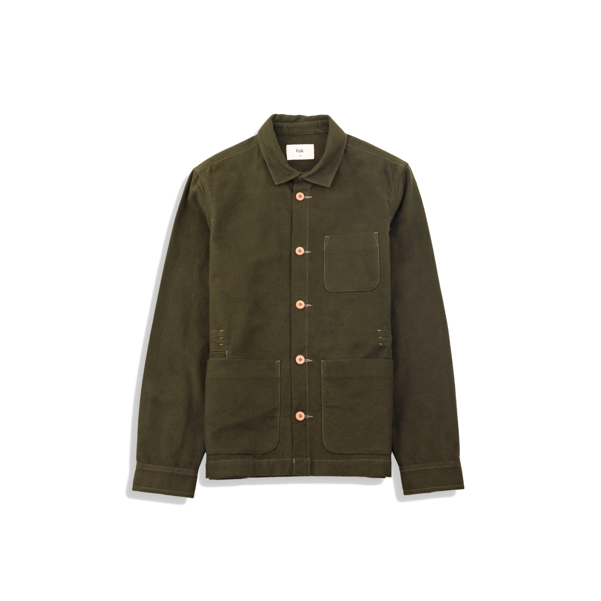Assembly Jacket - Dark Olive Moleskin-Folk-W2 Store