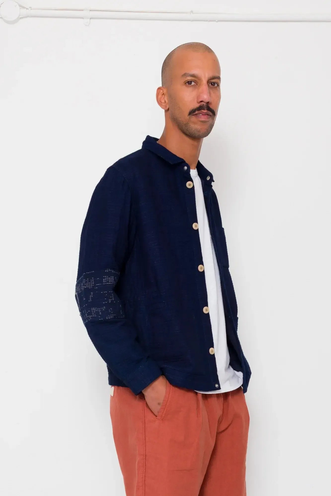 Assembly Jacket - Indigo Texture-Folk-W2 Store