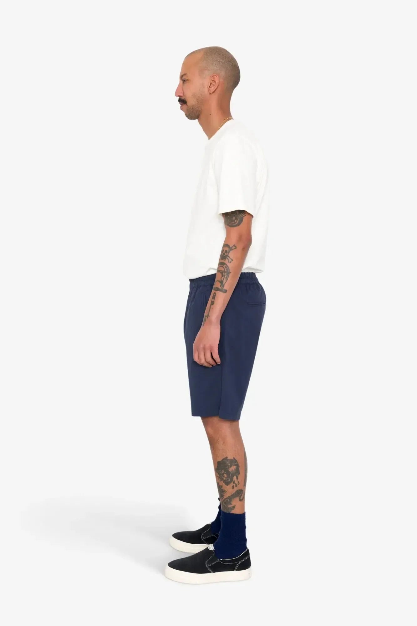 Assembly Short - Navy Seersucker-Folk-W2 Store