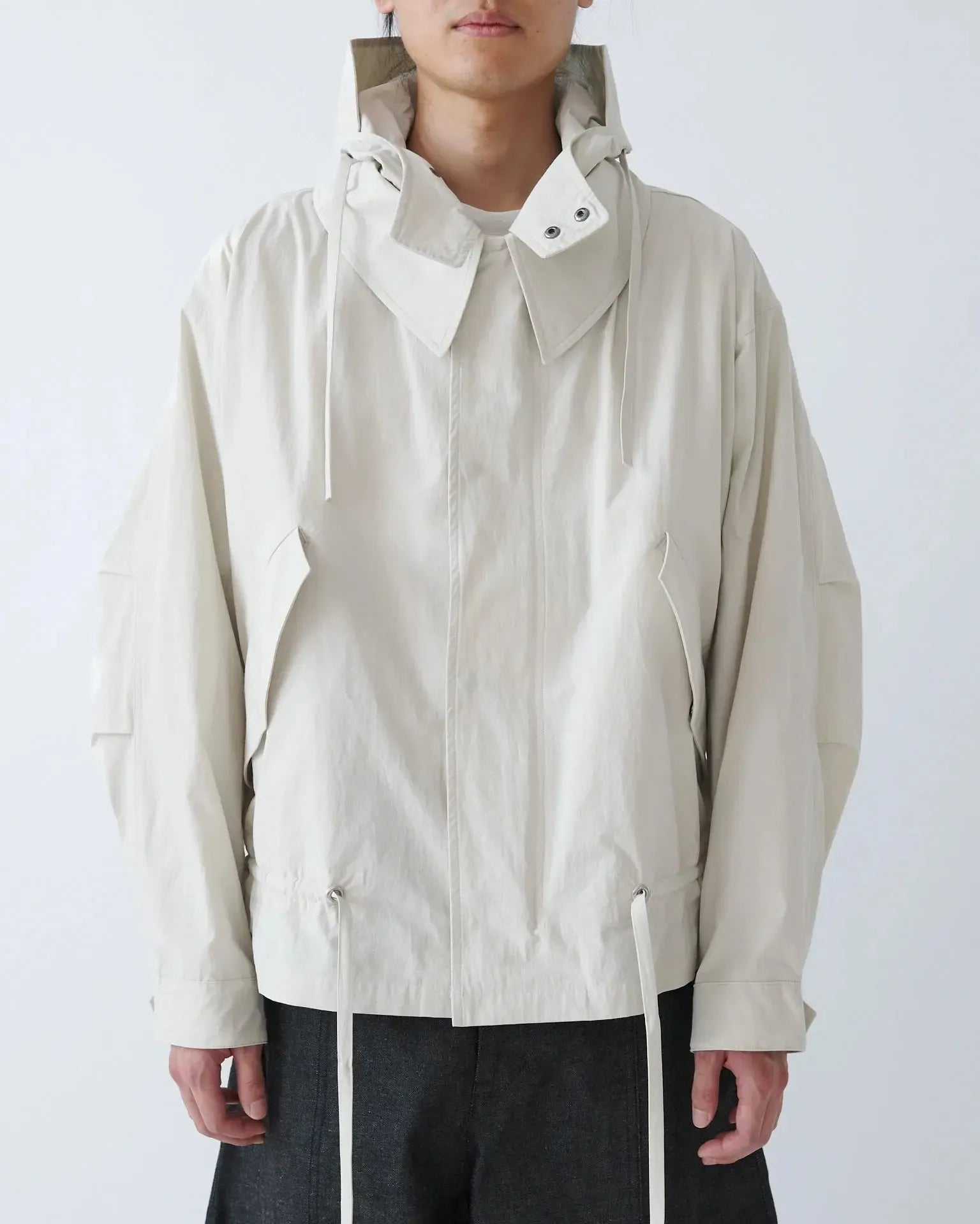 Aviemore Parka Cotton Broad Cloth - Ivory-Sage Nation-W2 Store
