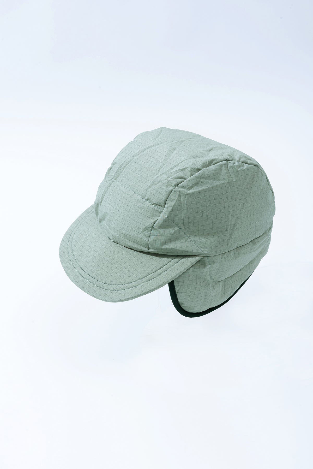 Base Grid Light Down Check Hat - Thyme-Hiking Patrol-W2 Store